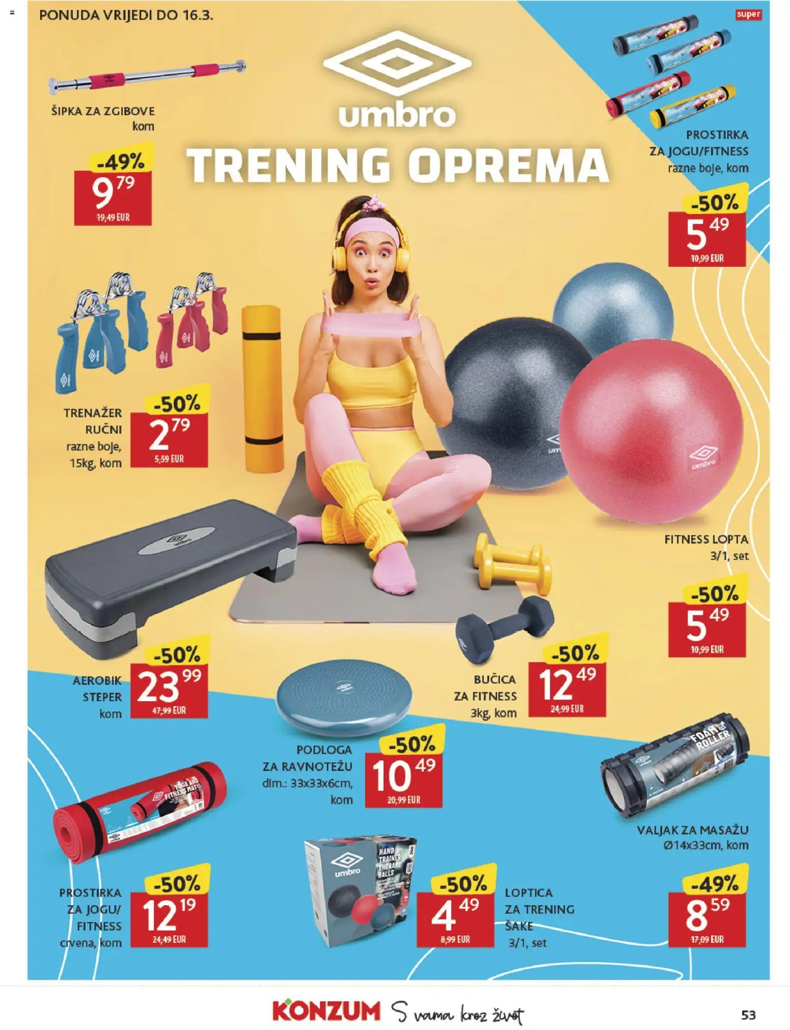 Konzum katalog | vrijedi od 18.02.2026 | Stranica: 53 | Proizvodi: Lopta