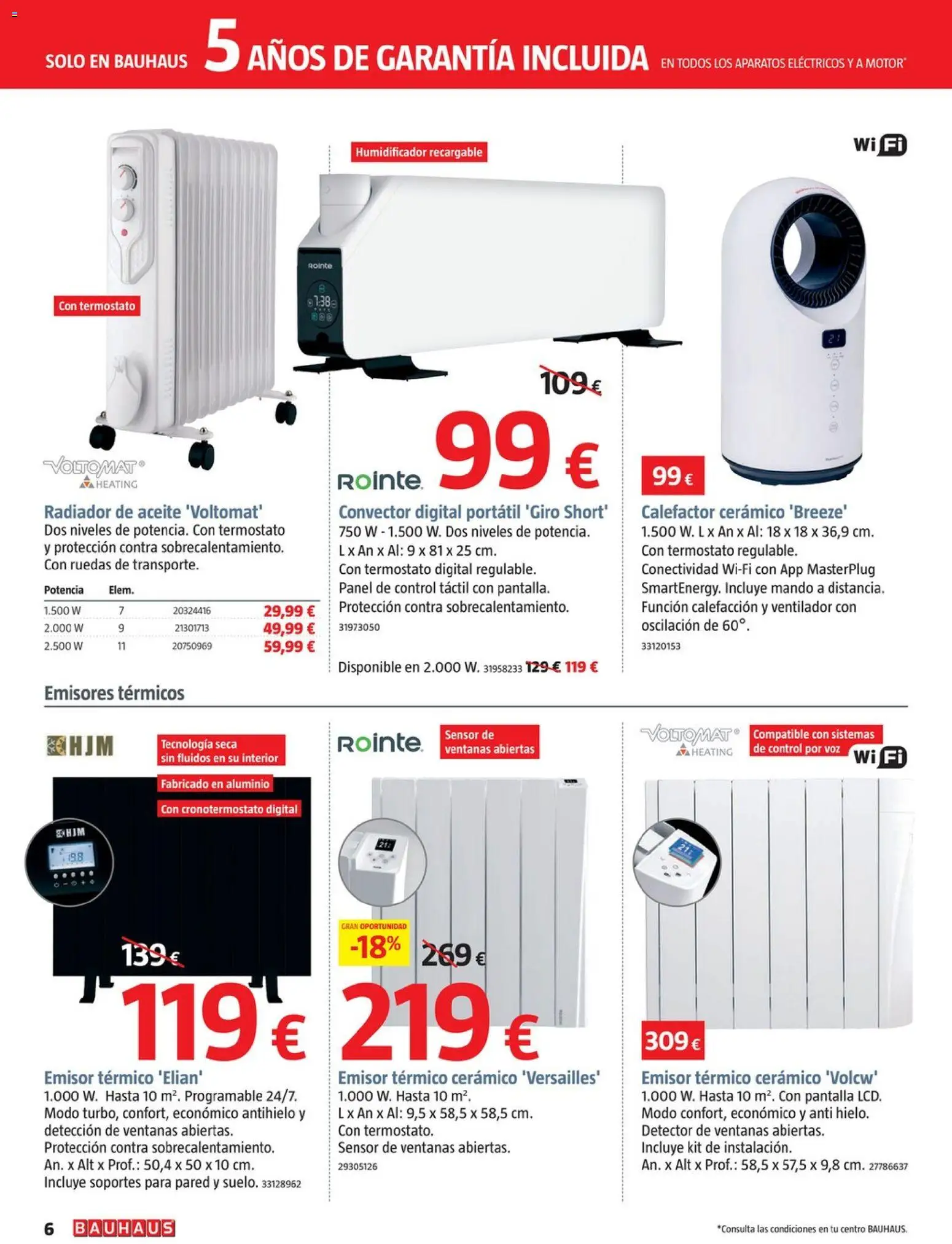 Bauhaus folleto │ válido desde el 01.01.2026 | Página: 6 | Productos: Aceite, Ventilador, Radiador