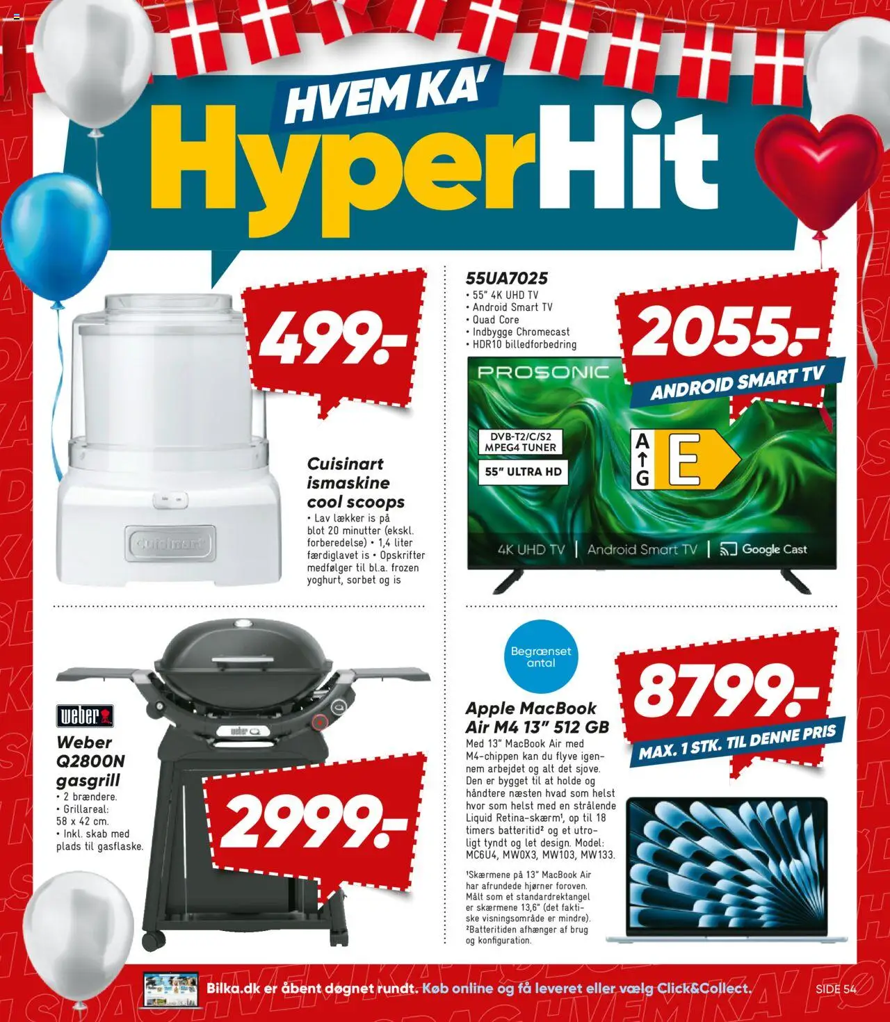 Bilka Tilbudsavis gyldig fra 15.08.2025 | Side: 3 | Produkter: Smart TV, Is, TV, Søm