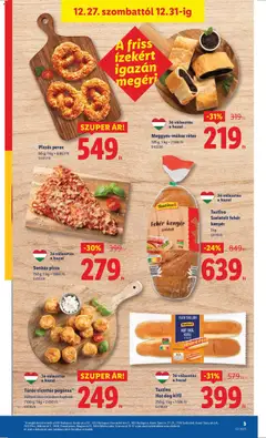 Tastino Szeletelt fehér kenyér, 1kg - amely érvényes a következő dátumtól: 27.12.2025 | Oldal: 3