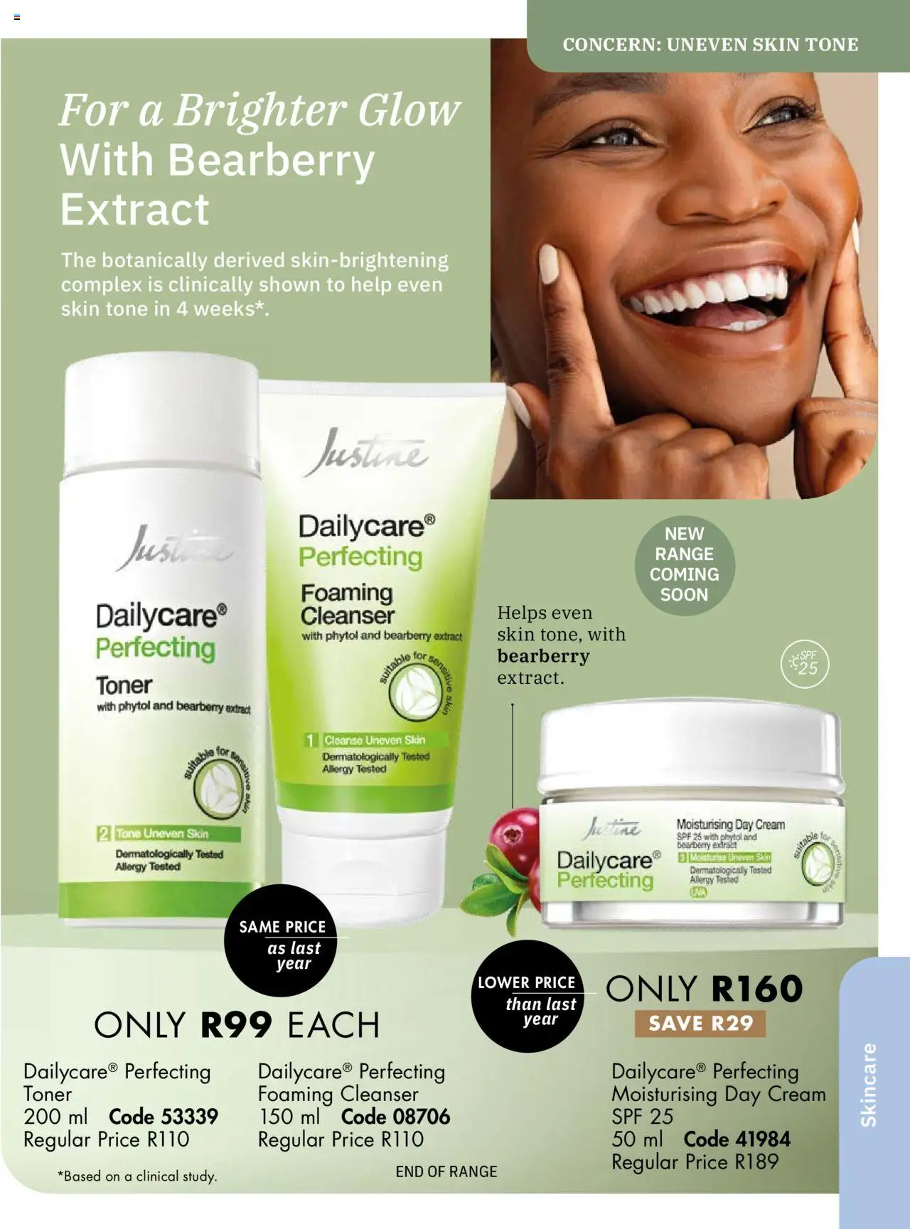Justine Specials │ valid from 01.08.2025 | Page: 47 | Products: Toner, Cream, Day cream, Foaming cleanser