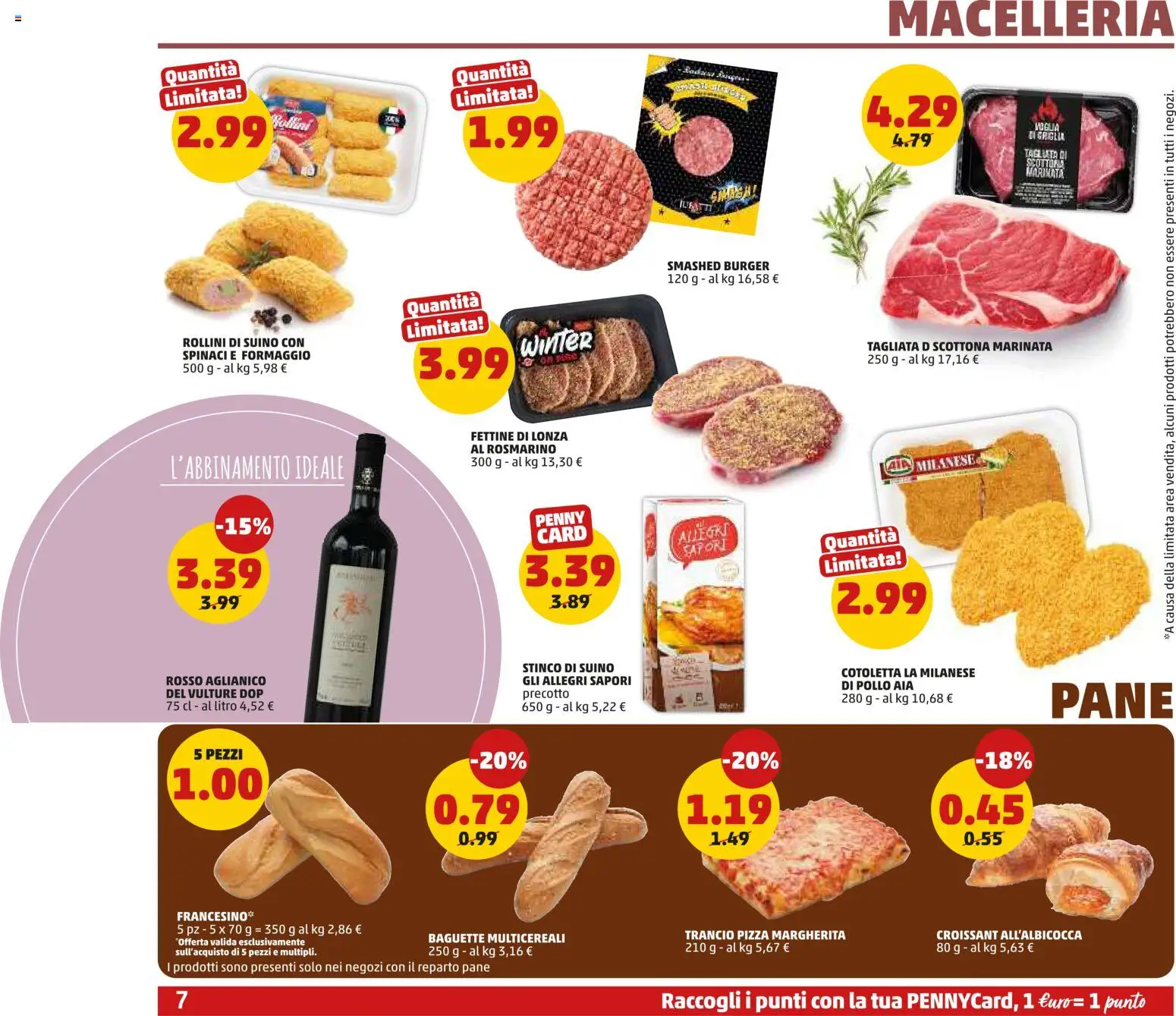 Volantino PENNY del 06.11.2025 | Pagina: 7 | Prodotti: Rosmarino, Pizza, Suino, Formaggio