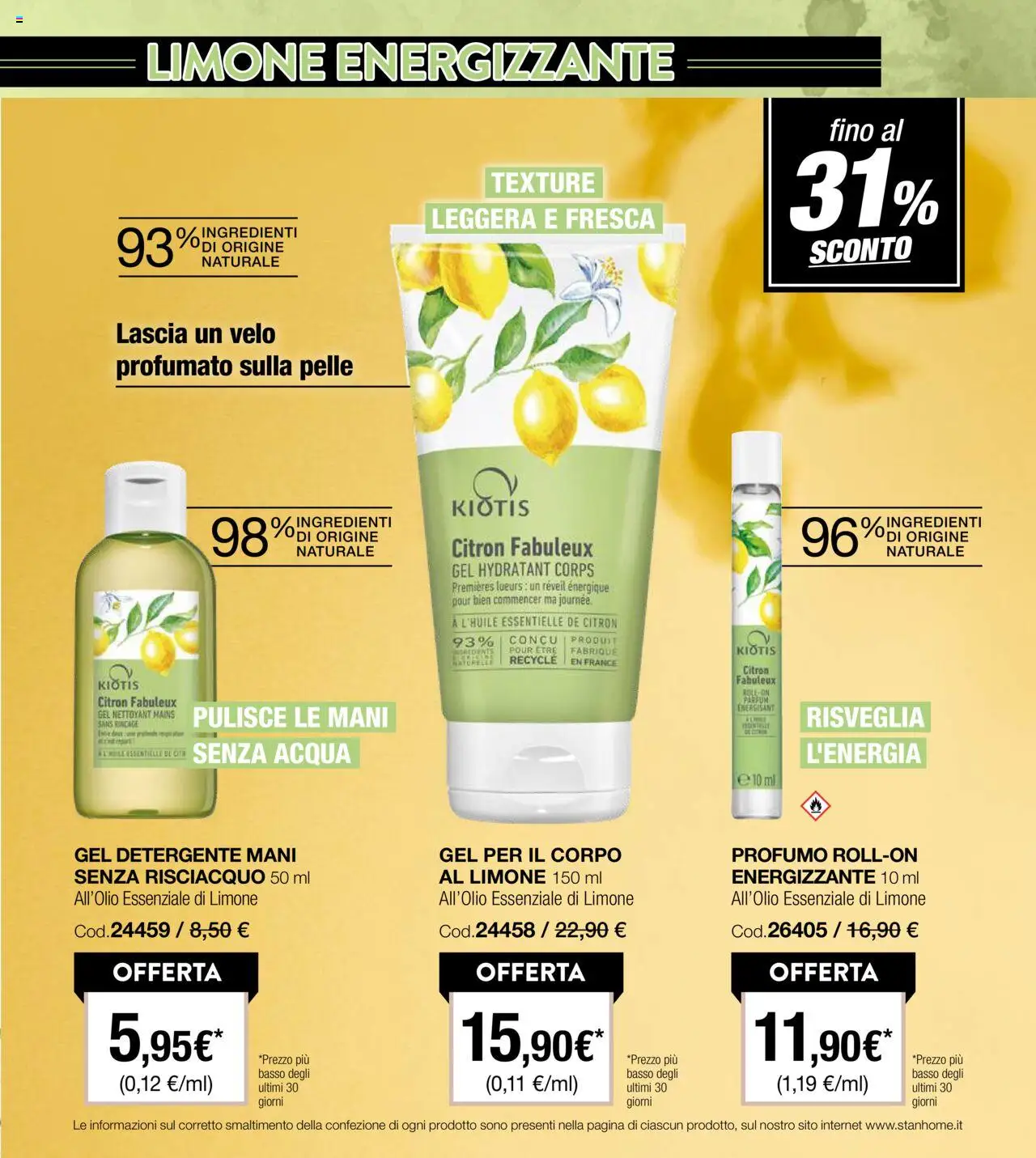 Volantino Stanhome del 05.08.2025 | Pagina: 63 | Prodotti: Detergente, Acqua, Limone, Profumo