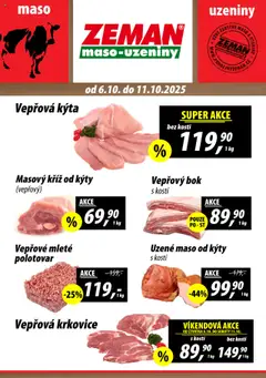 Náhled letáku Prodejny Zeman leták od 06.10.2025