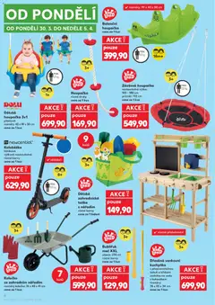 Náhled letáku Dřevěná venkovní kuchyňka, s přepisovatelnou tabulí a křídami nádržka na vodu s kohoutkem rozměry: 78 x 95 x 34 cm cena za 1 kus od 25.03.2026 | Strana: 6