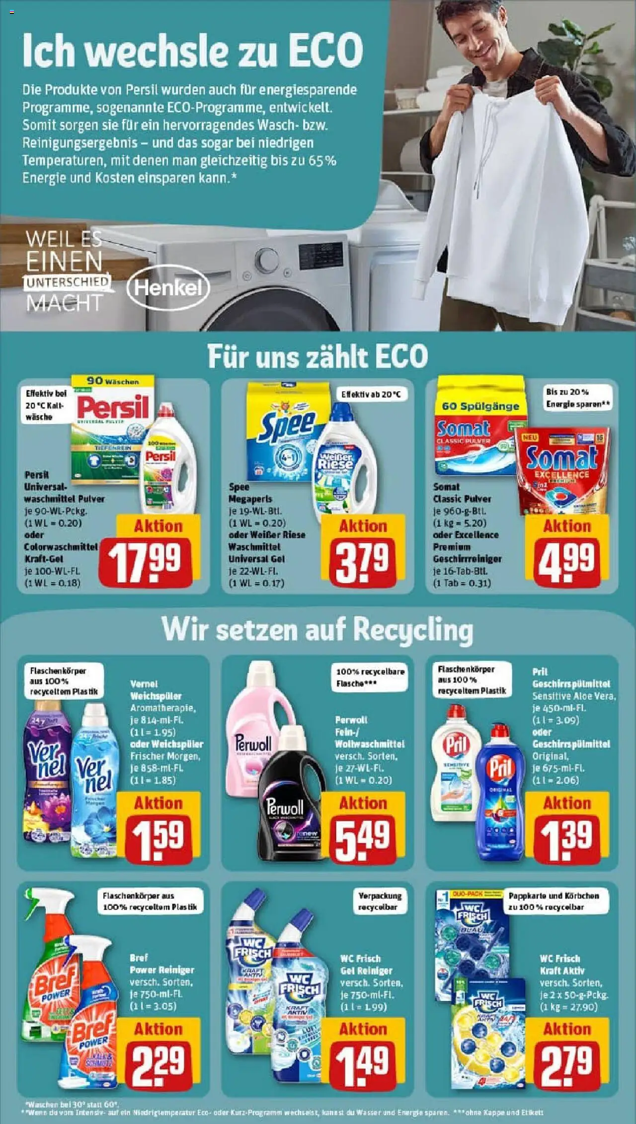 Rewe ihr Kaufpark Prospekt 	 – gültig ab 15.09.2025 | Seite: 23 | Produkte: Spee, Wasser, Geschirrspülmittel, Persil