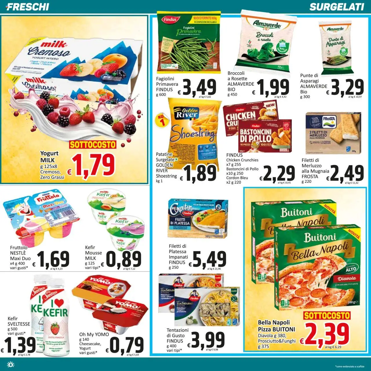 Volantino Paghi Poco del 19.08.2025 | Pagina: 8 | Prodotti: Salame, Pizza, Asparagi, Fagiolini