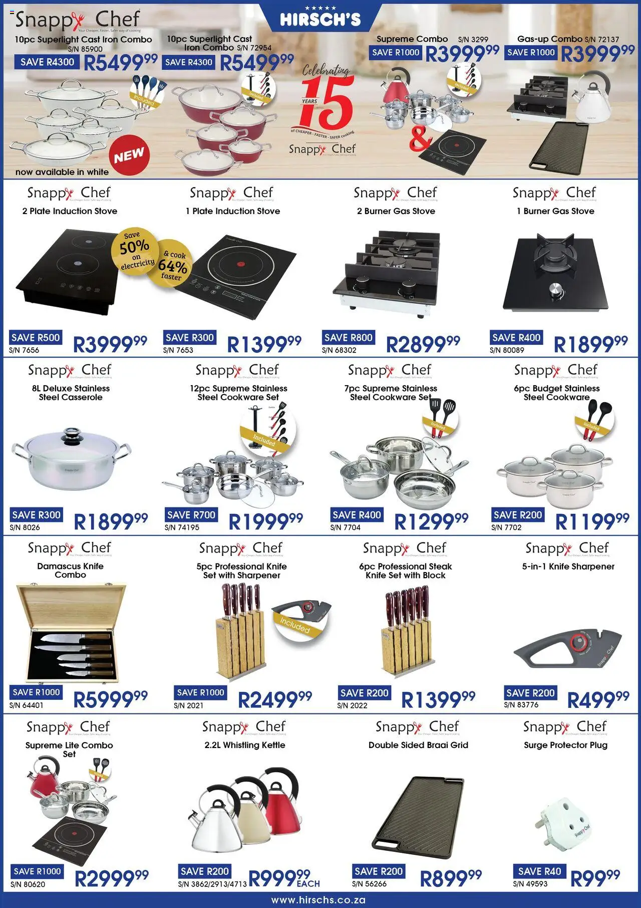 Hirsch's Specials │ valid from 24.06.2025 | Page: 40 | Products: Iron, Knife set, Steak, Cookware