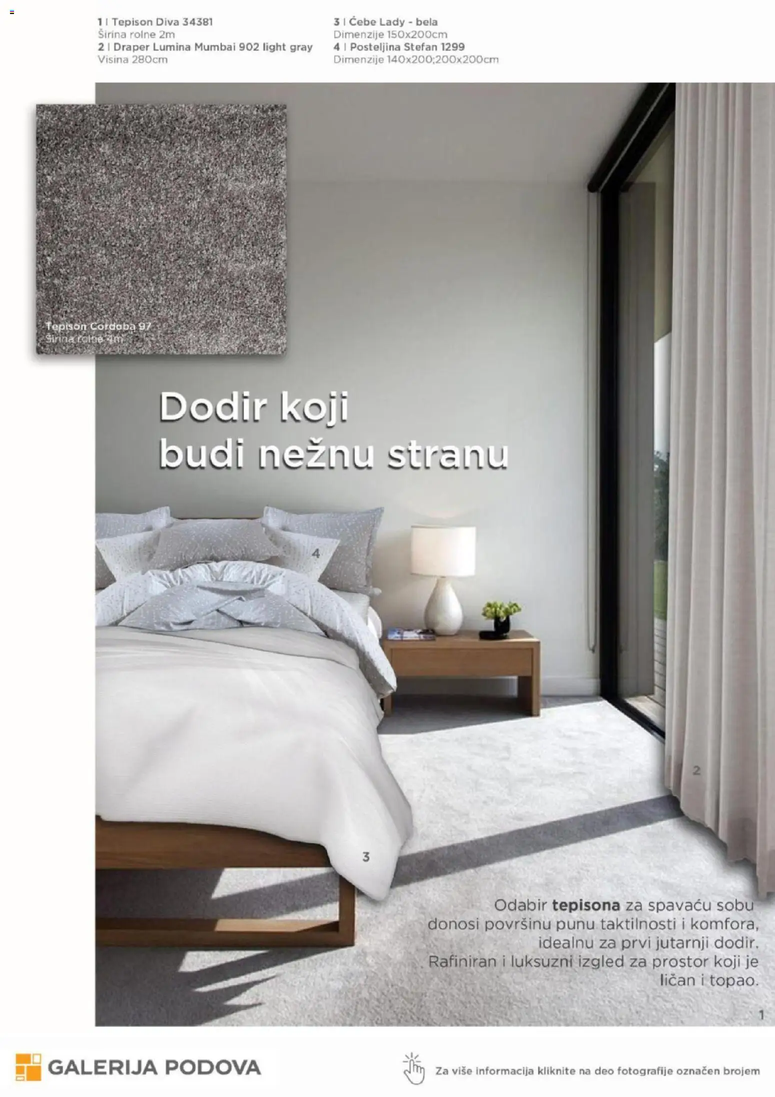 Galerija Podova katalog - važi od 01.12.2025 | Strana: 19 | Proizvode: Ćebe