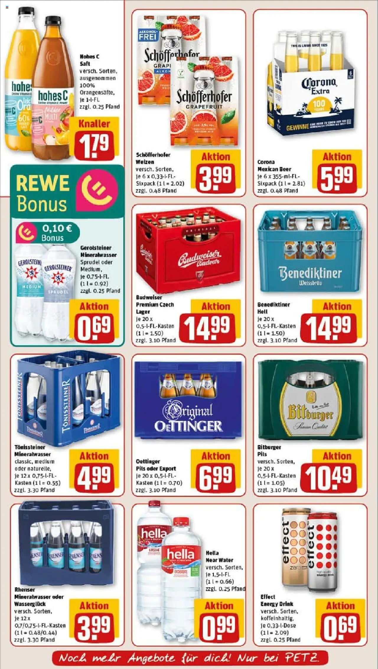 Rewe prospekt Neunkirchen	 - gültig ab dem 06.07.2025 | Seite: 16 | Produkte: Bitburger, Oettinger, Grapefruit, Saft
