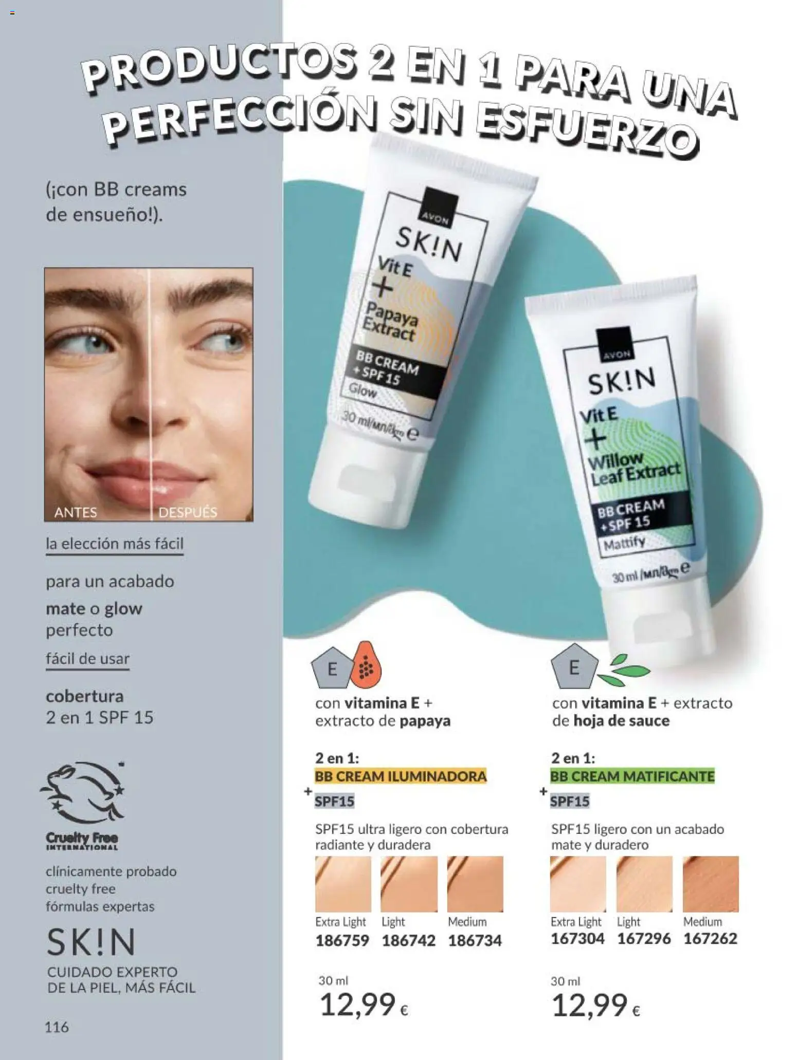 Catálogo AVON campaña 5 │ válido desde el 01.05.2026 | Página: 116 | Productos: BB cream, BB cream iluminadora