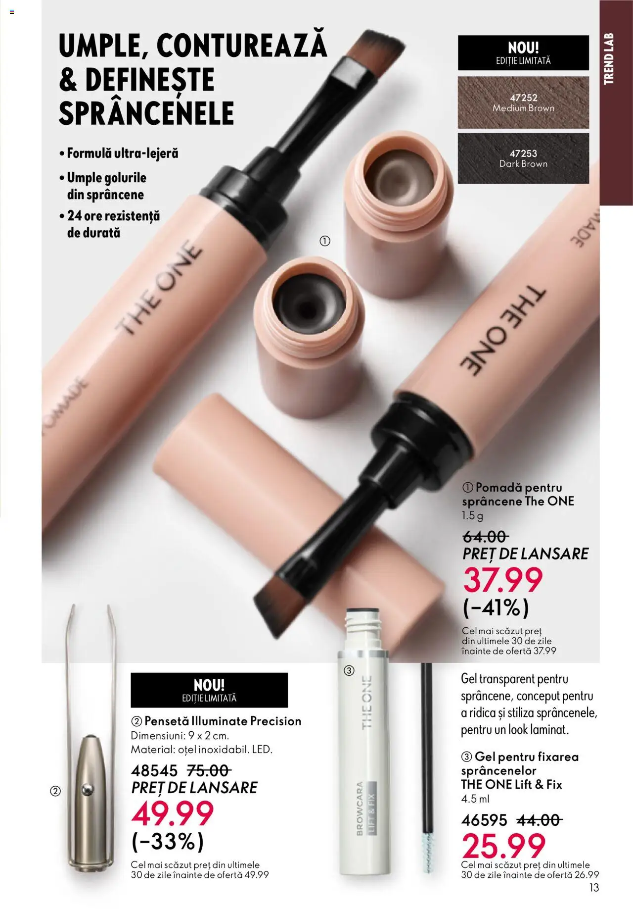 Oriflame catalog 13 2025 – valabil de la 10.09.2025 | Pagină: 13 | Produse: Pensetă