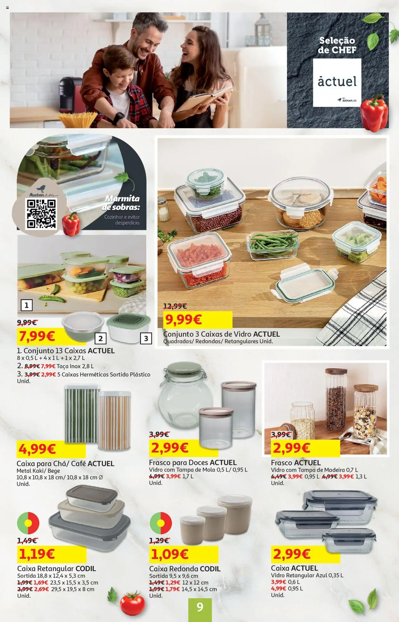 Auchan - Uma cozinha de Chef │ válido de 18.09.2025 | Página: 9 | Produtos: Caixa, Café, Doces
