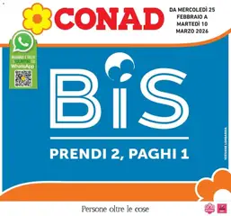 Anteprima del volantino Conad - BIS valido a partire dal 25.02.2026