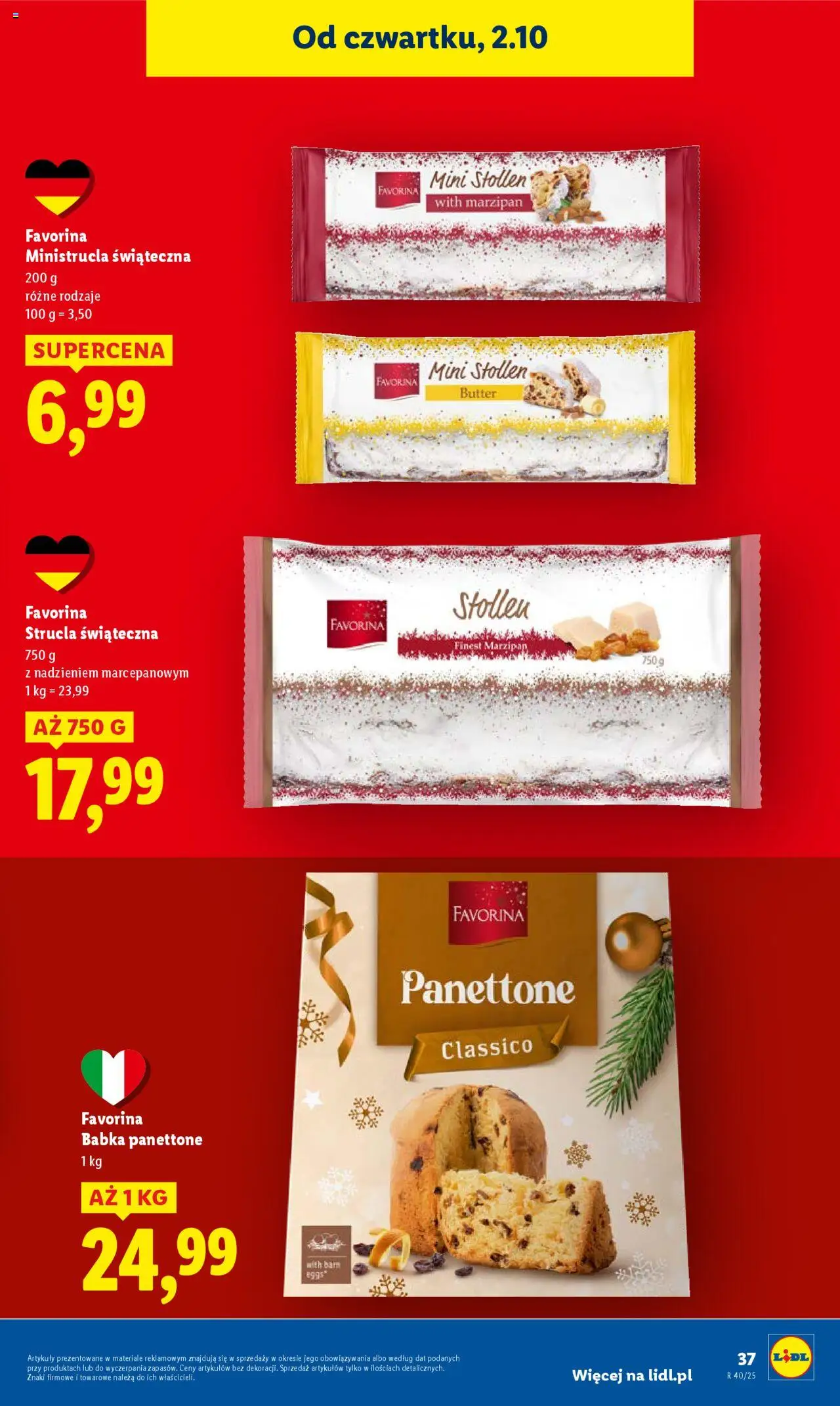 Lidl Gazetka od 02.10.2025 | Strona: 41 | Produkty: Babka