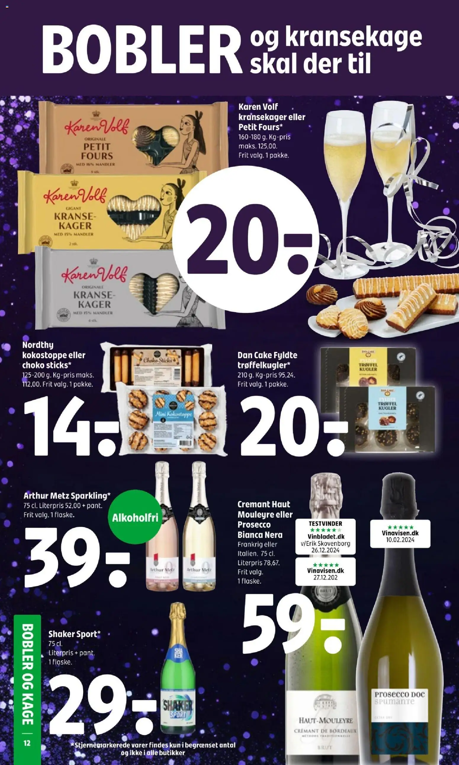 Coop 365 tilbudsavis – gyldig fra 27.12.2025 | Side: 14 | Produkter: Mandler, Kager