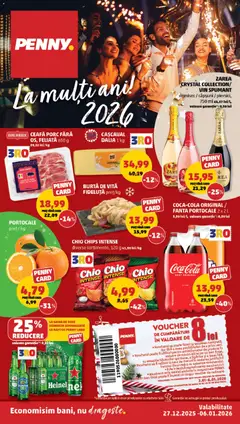Ofertele PENNY valabile de la 27.12.2025