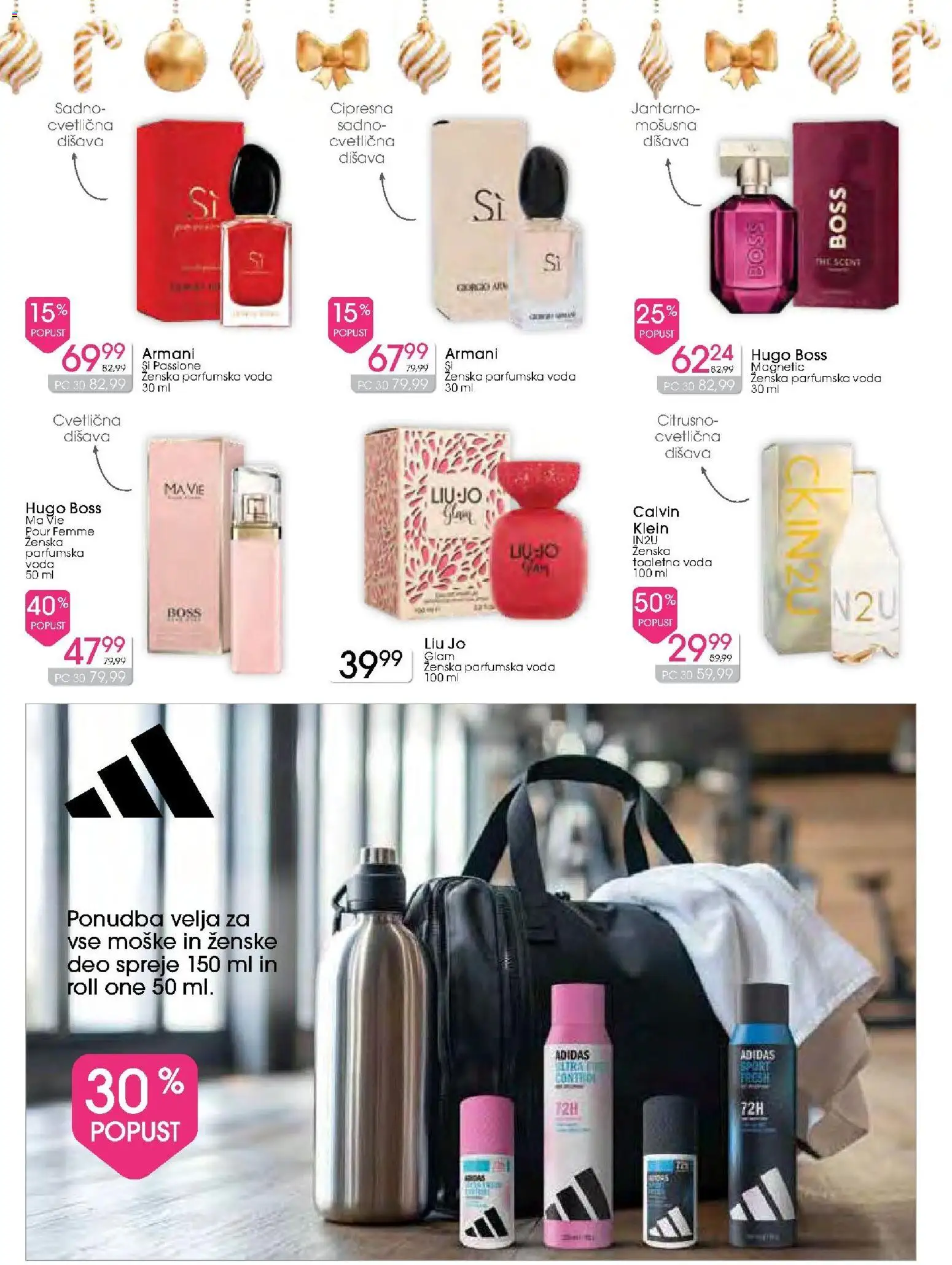 Novi Tuš drogerija katalog ponudbe – veljaven od 03.12.2025 | Stran: 10 | Izdelki: Deodorant, Voda, Toaletna voda, Parfumska voda