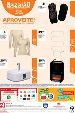Pré-visualização Continente Semanal Continente Bom Dia válido de 09.12.2025 | Página: 28 | Produtos: Toalheiro elétrico, Secador, Aquecedor, Camisola