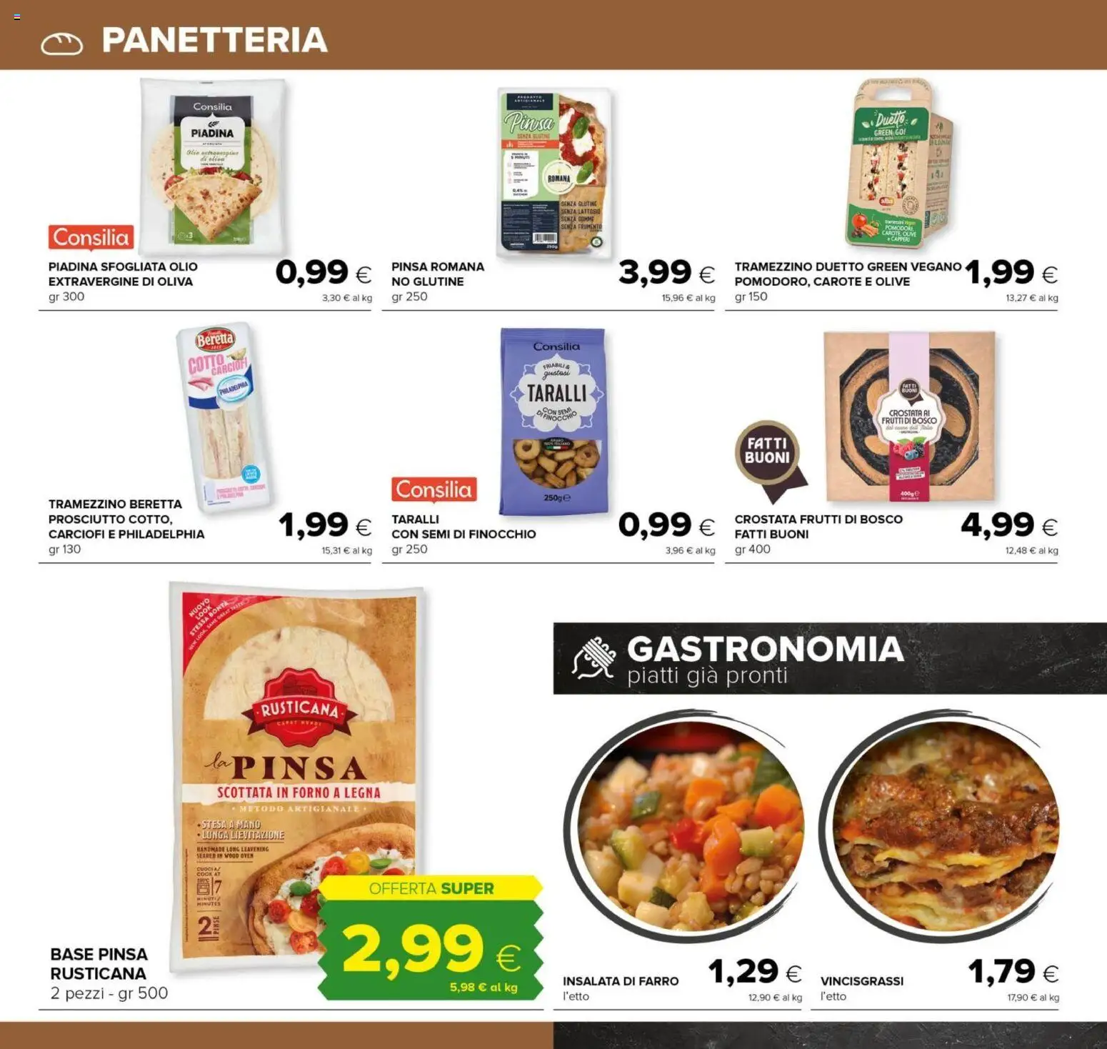 Volantino Oasi del 23.04.2026 | Pagina: 8 | Prodotti: Olio, Prosciutto, Forno, Farro