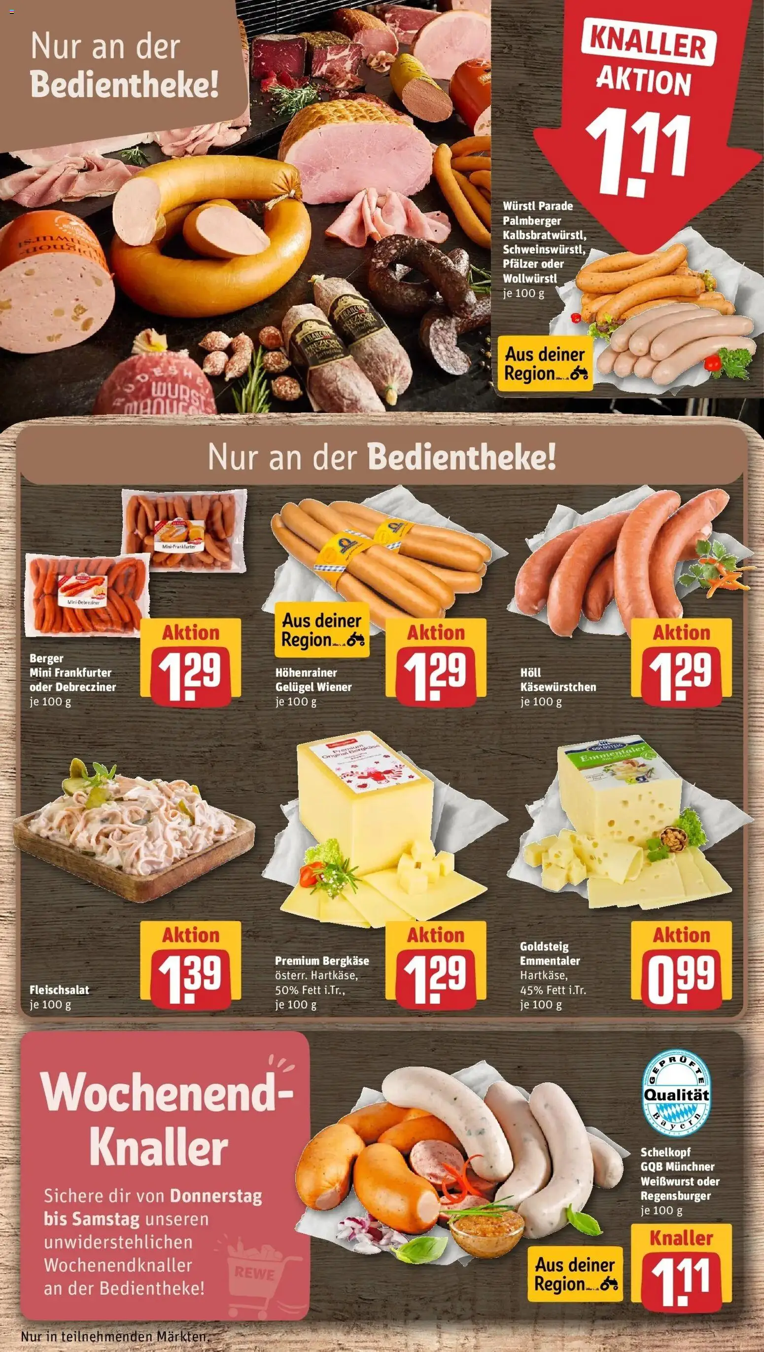 Rewe prospekt Maxhütte Haidhof	 – gültig ab 09.02.2026 | Seite: 17 | Produkte: Würstl, Weißwurst, Wurst