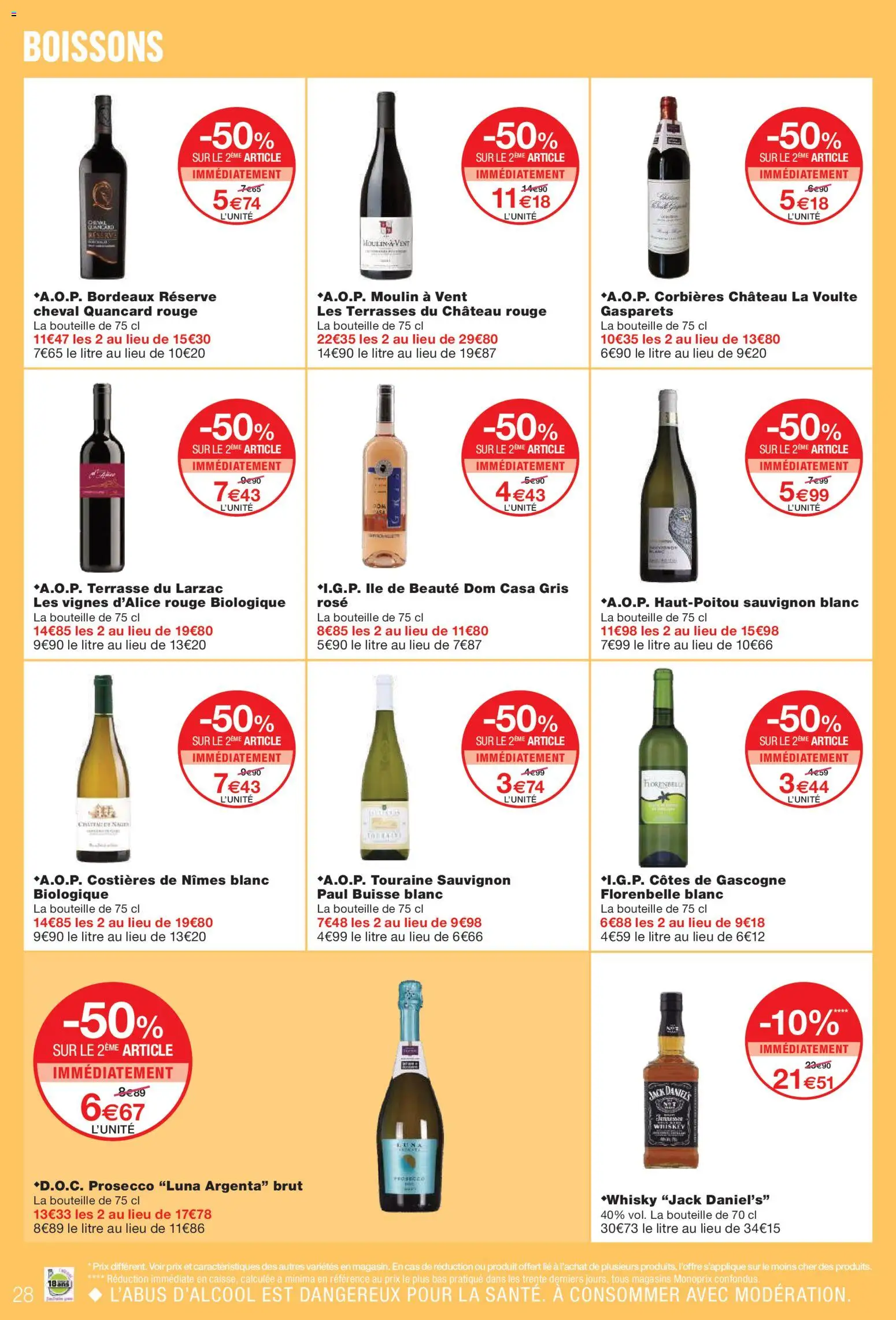 {H1} | Page: 28 | Produits: Whisky, Prosecco