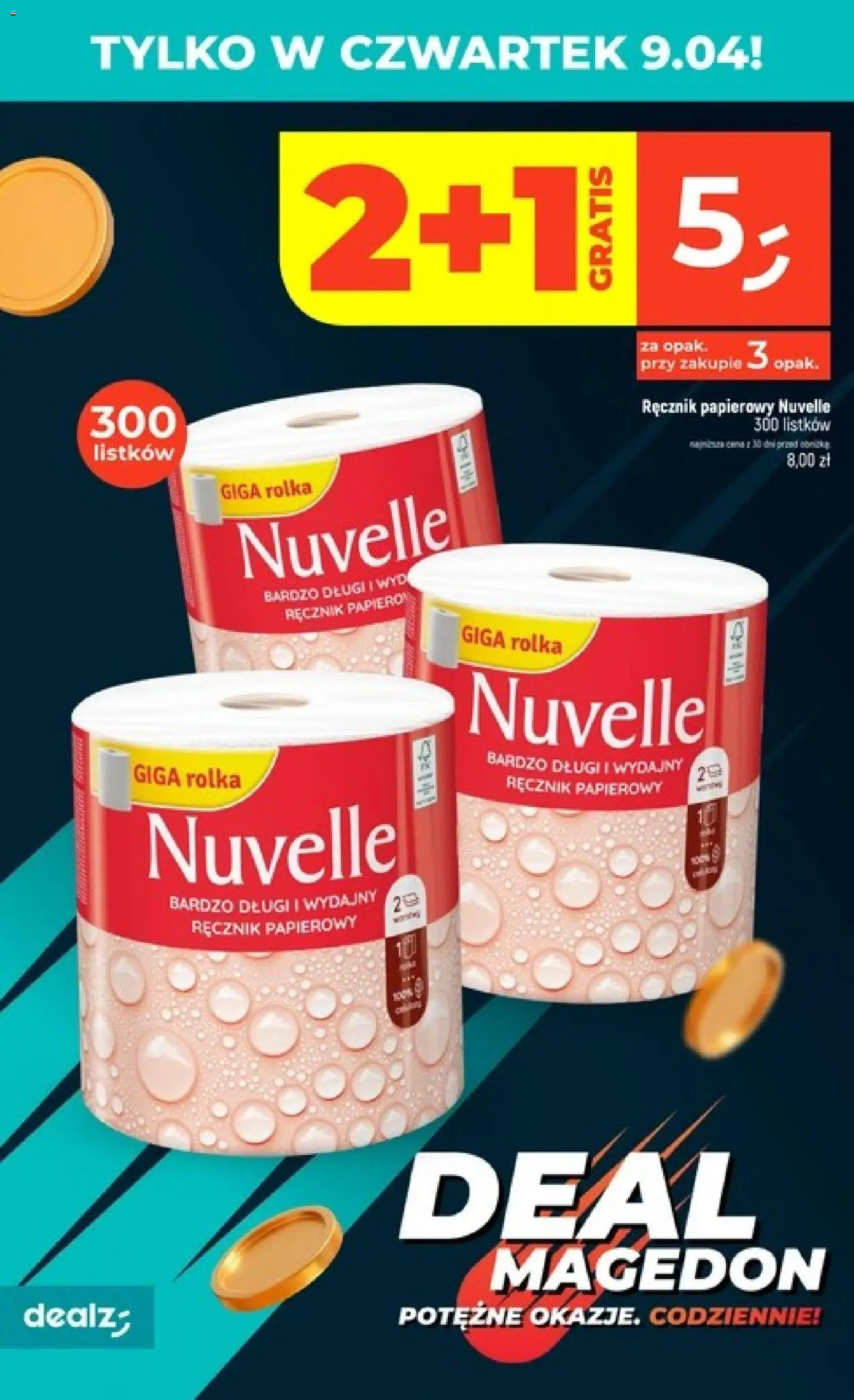 Dealz gazetka od 09.04.2026 | Strona: 2 | Produkty: Ręcznik papierowy