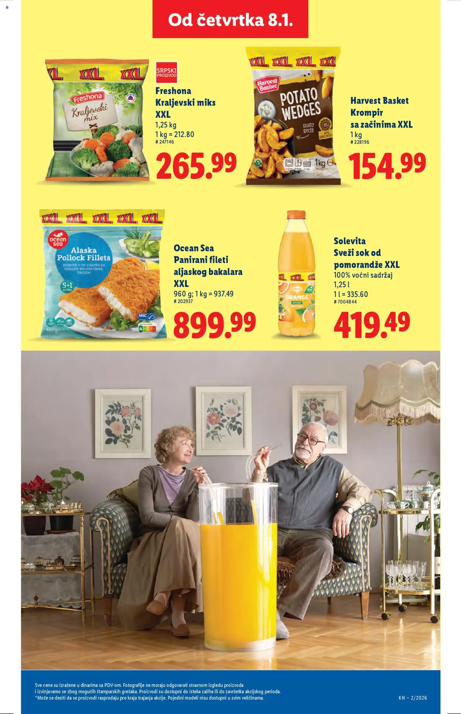Lidl katalog - važi od 08.01.2026 | Strana: 33 | Proizvode: Krompir, Sok
