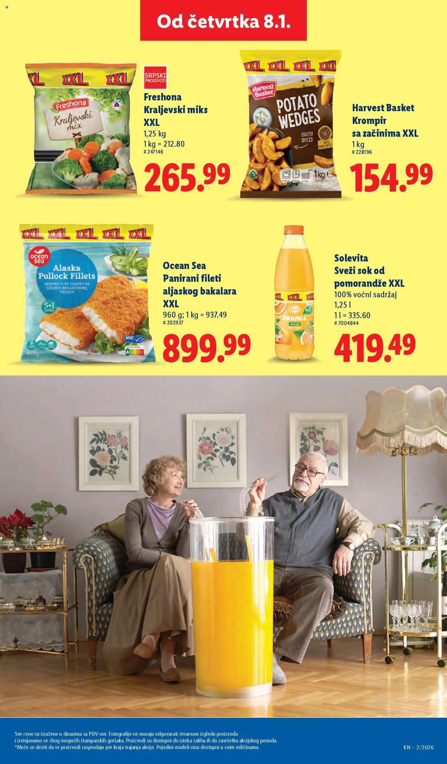 Lidl katalog - važi od 08.01.2026 | Strana: 33 | Proizvode: Krompir, Sok