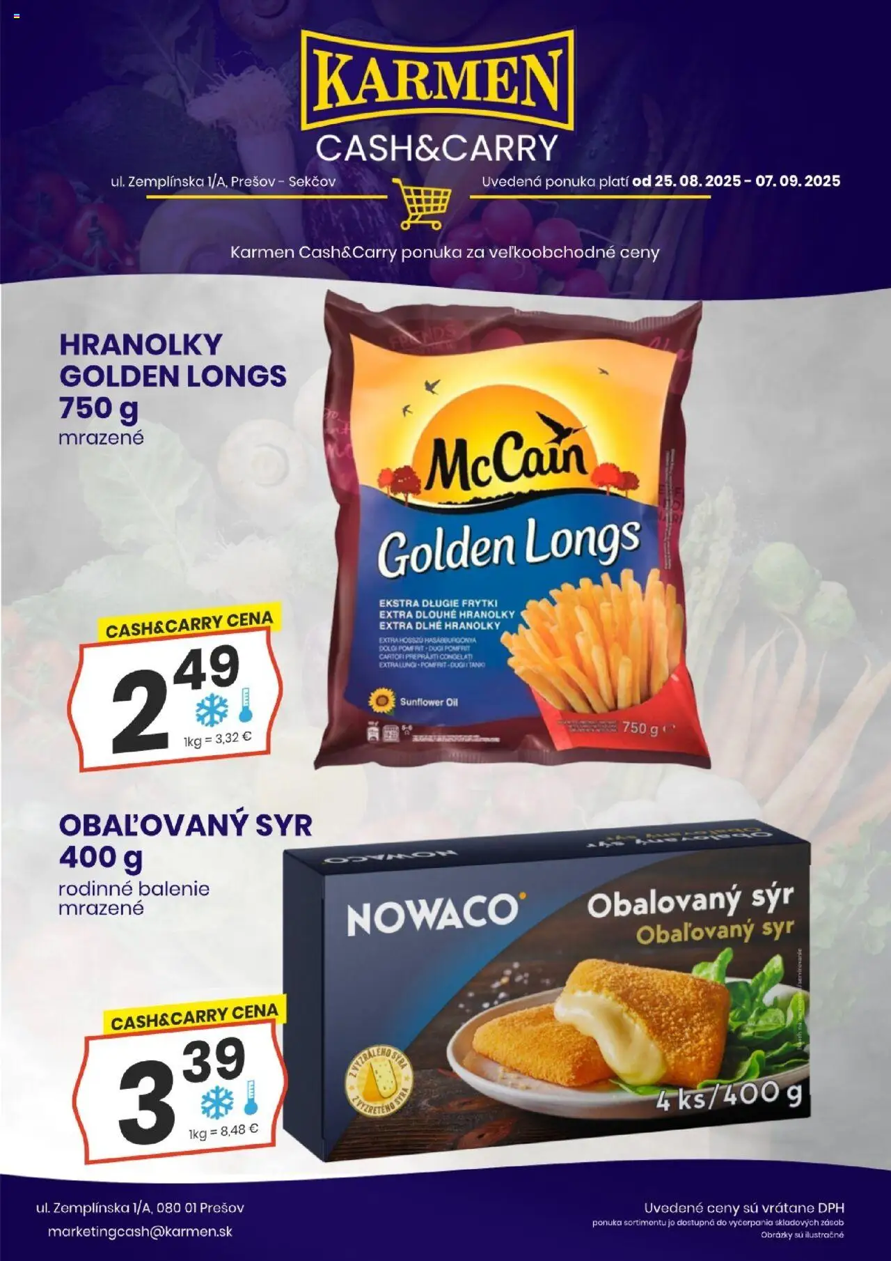 KARMEN CBA leták │ platný od 25.08.2025 | Strana: 7 | Produkty: Syr