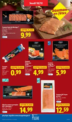LIDL - Prévisualisation de Saumon fumé de Norvège (2), 240 g, 8 tranches, Aux 5 baies, Salé au sel sec, fumé au bois de hêtre valide à partir de 18.12.2025 | Page: 17