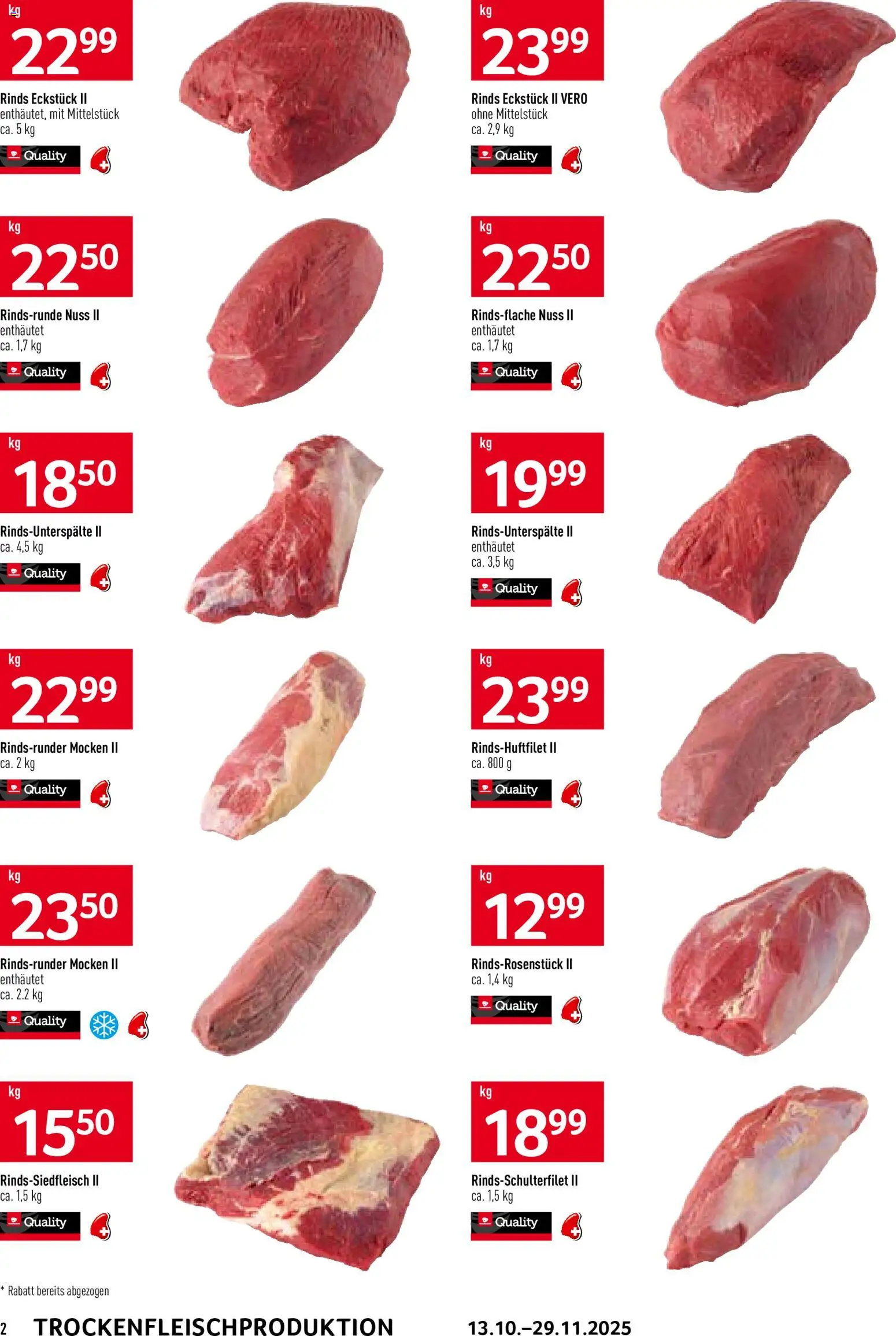 Prodega Aktionen Trockenfleisch-Produktion – gültig ab 13.10.2025 | Seite: 2