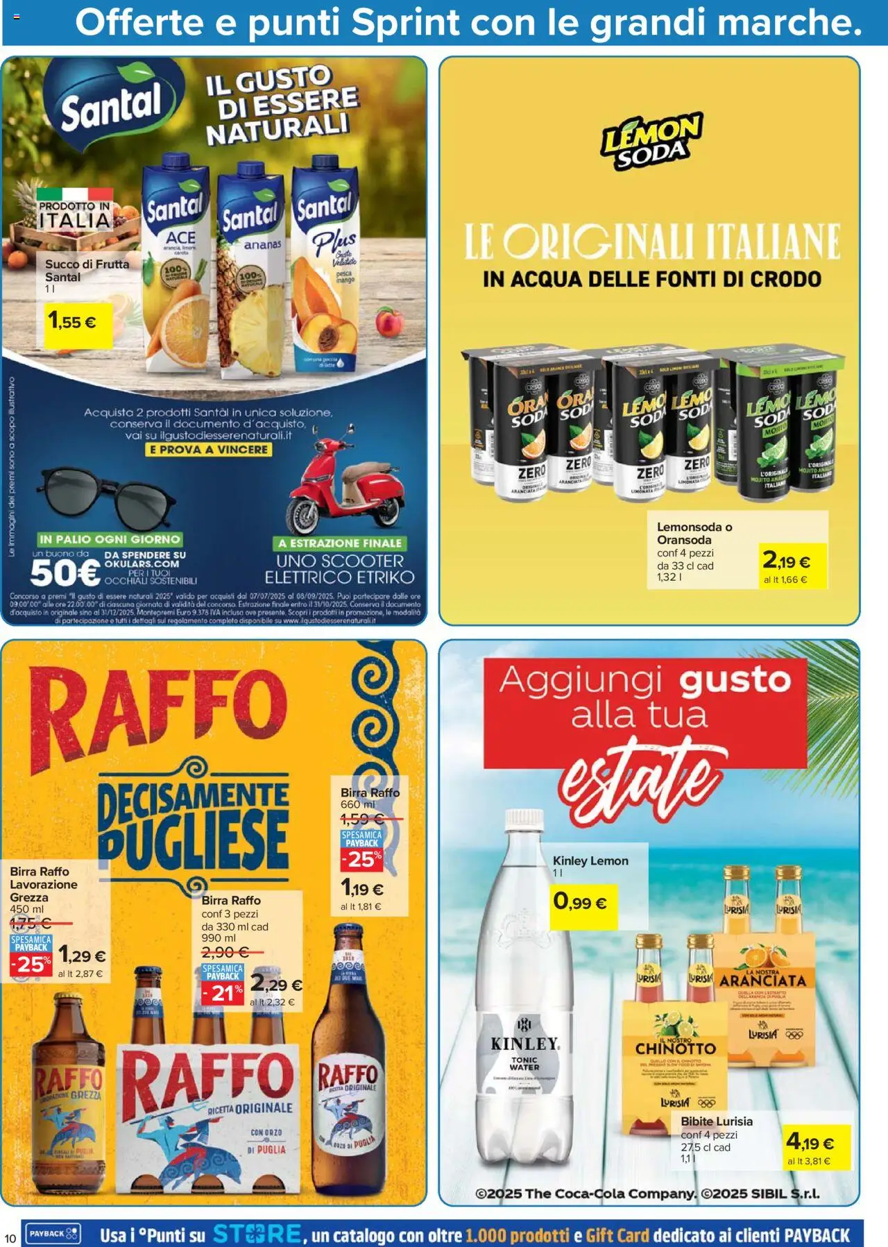 Volantino Carrefour del 07.08.2025 | Pagina: 10 | Prodotti: Succo, Chinotto, Mango, Bibite