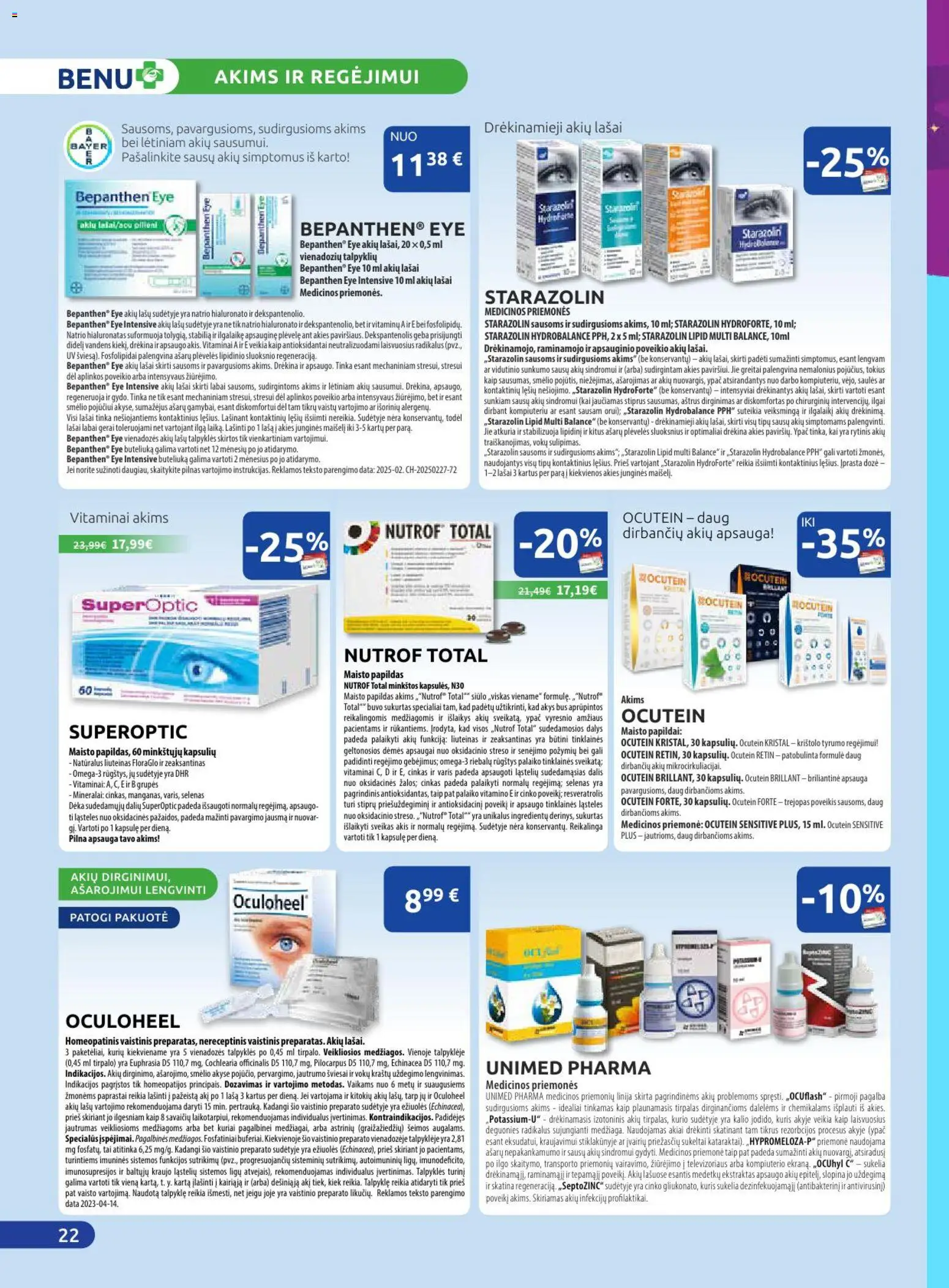 BENU akcijos nuo 01.04.2026 | Puslapis: 22