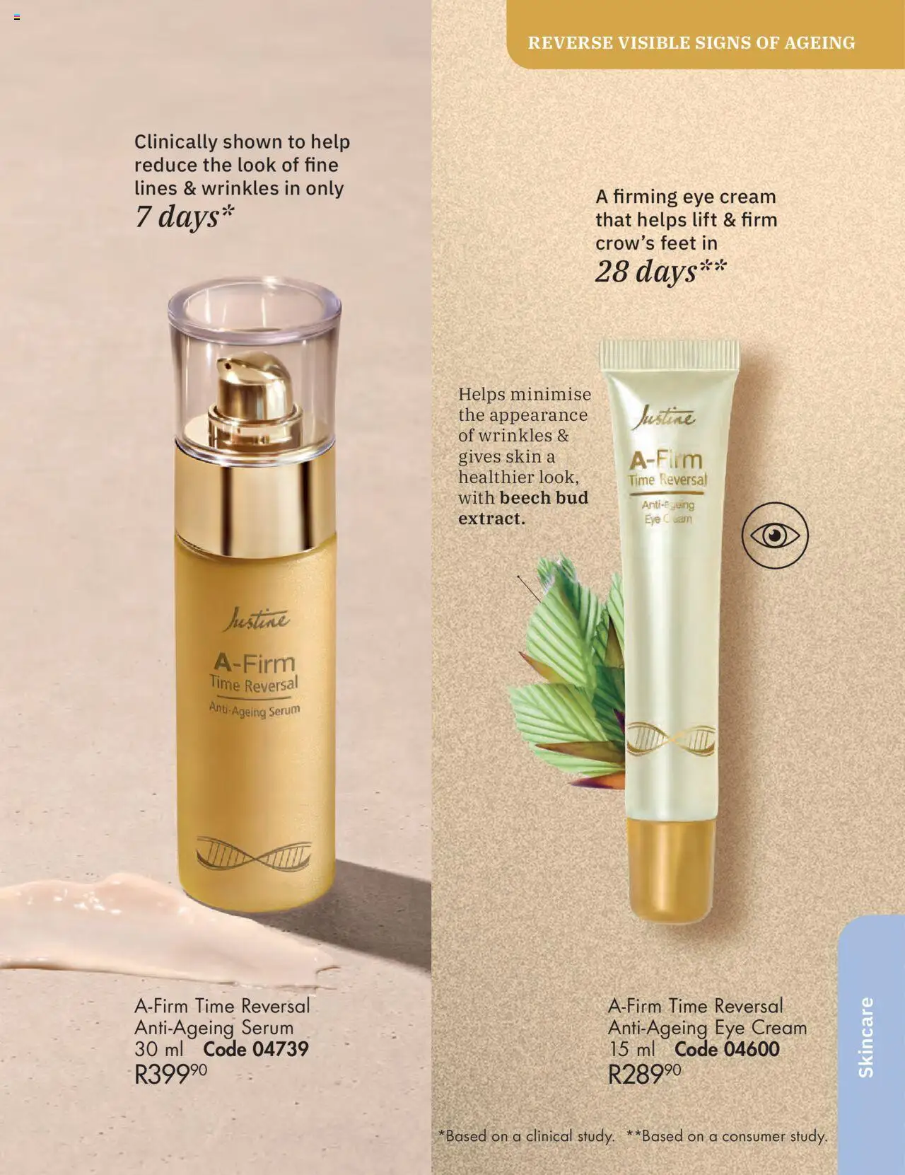 New Justine catalogue – valid from 01.10.2025 | Page: 20 | Products: Serum, Cream, Eye cream