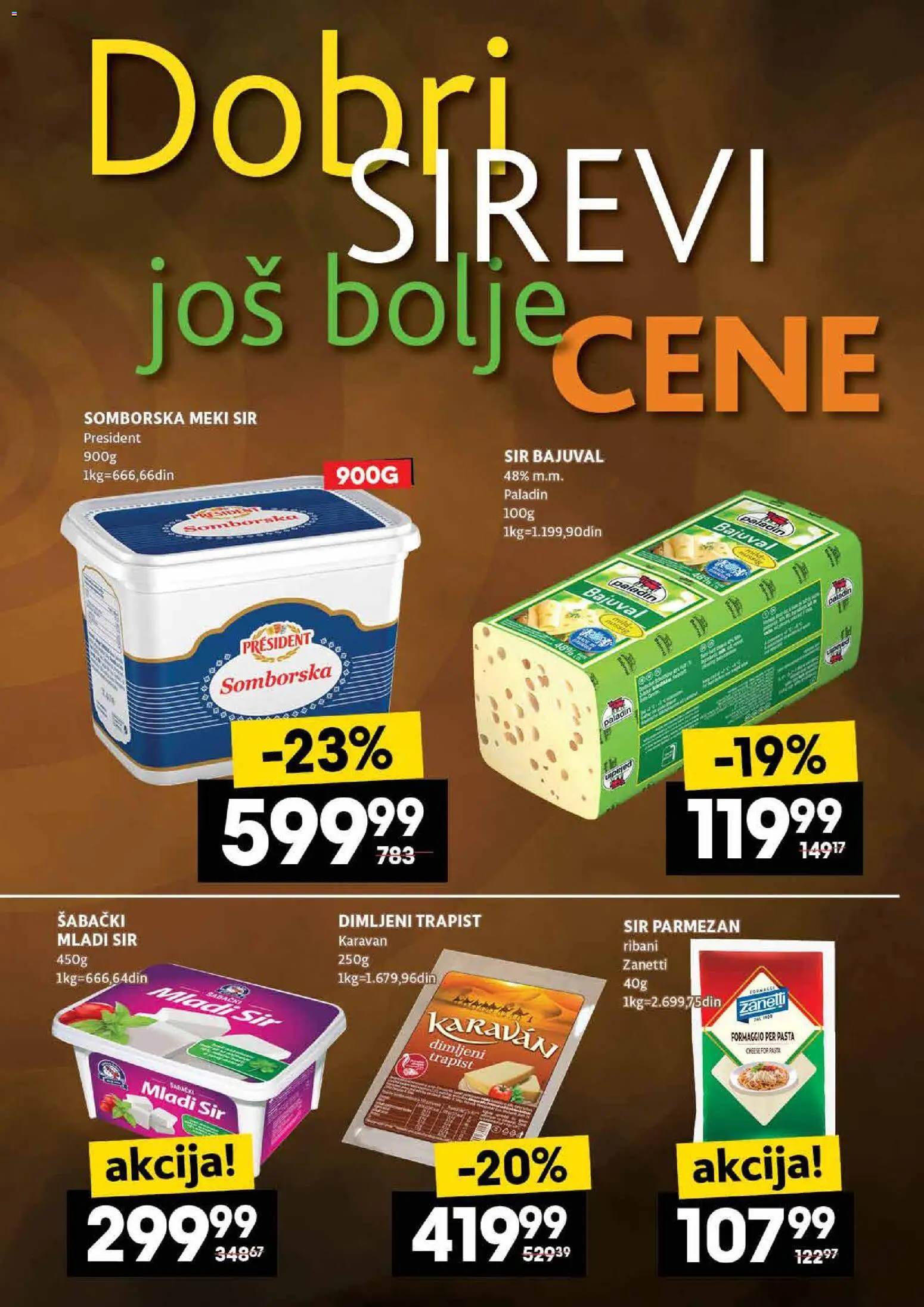 Roda katalog - važi od 22.01.2026 | Strana: 9 | Proizvode: Mladi sir, Sir, Parmezan