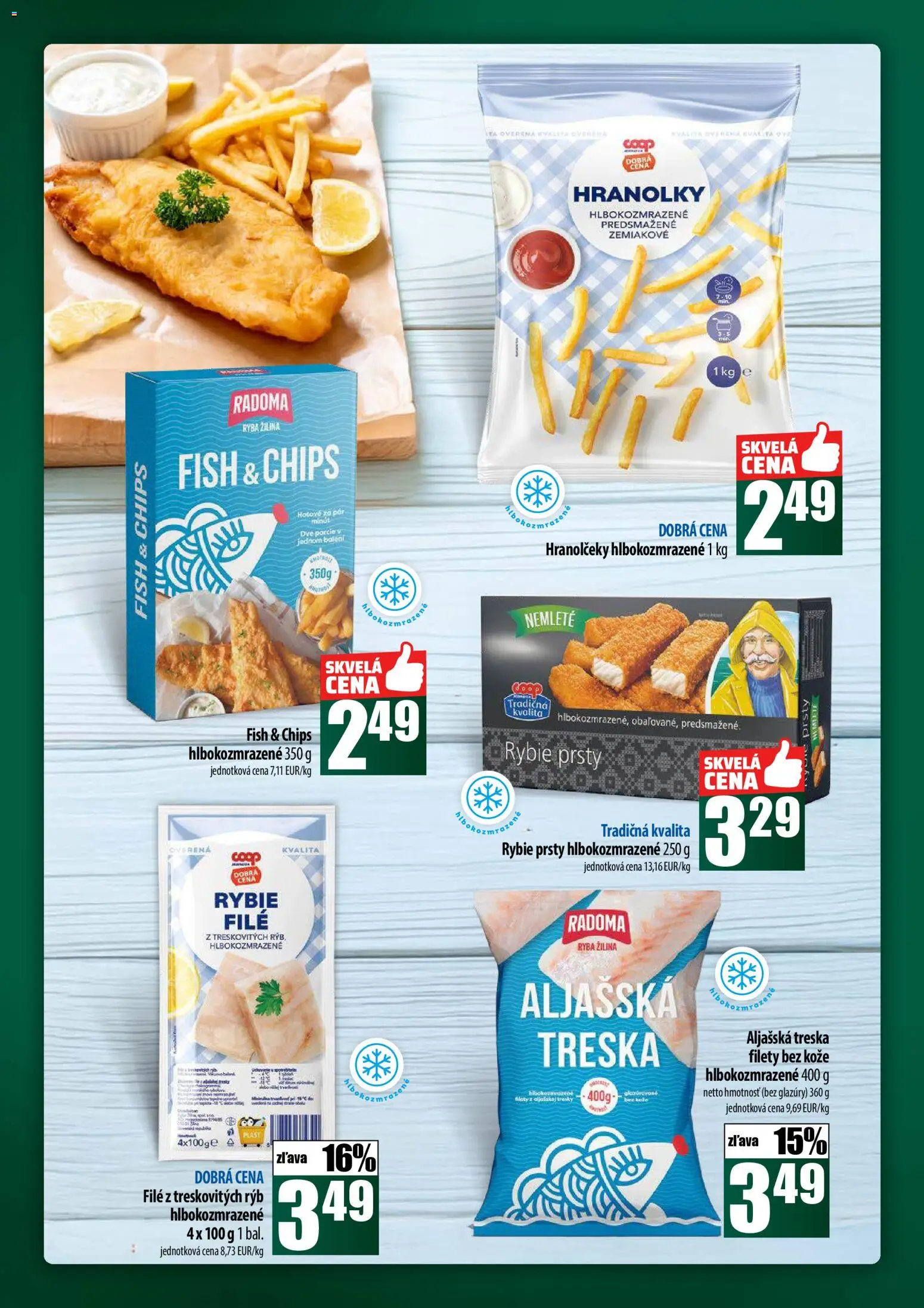 Nové COOP Jednota akcie – leták je platný od 27.11.2025 | Strana: 12 | Produkty: Ryba, Treska