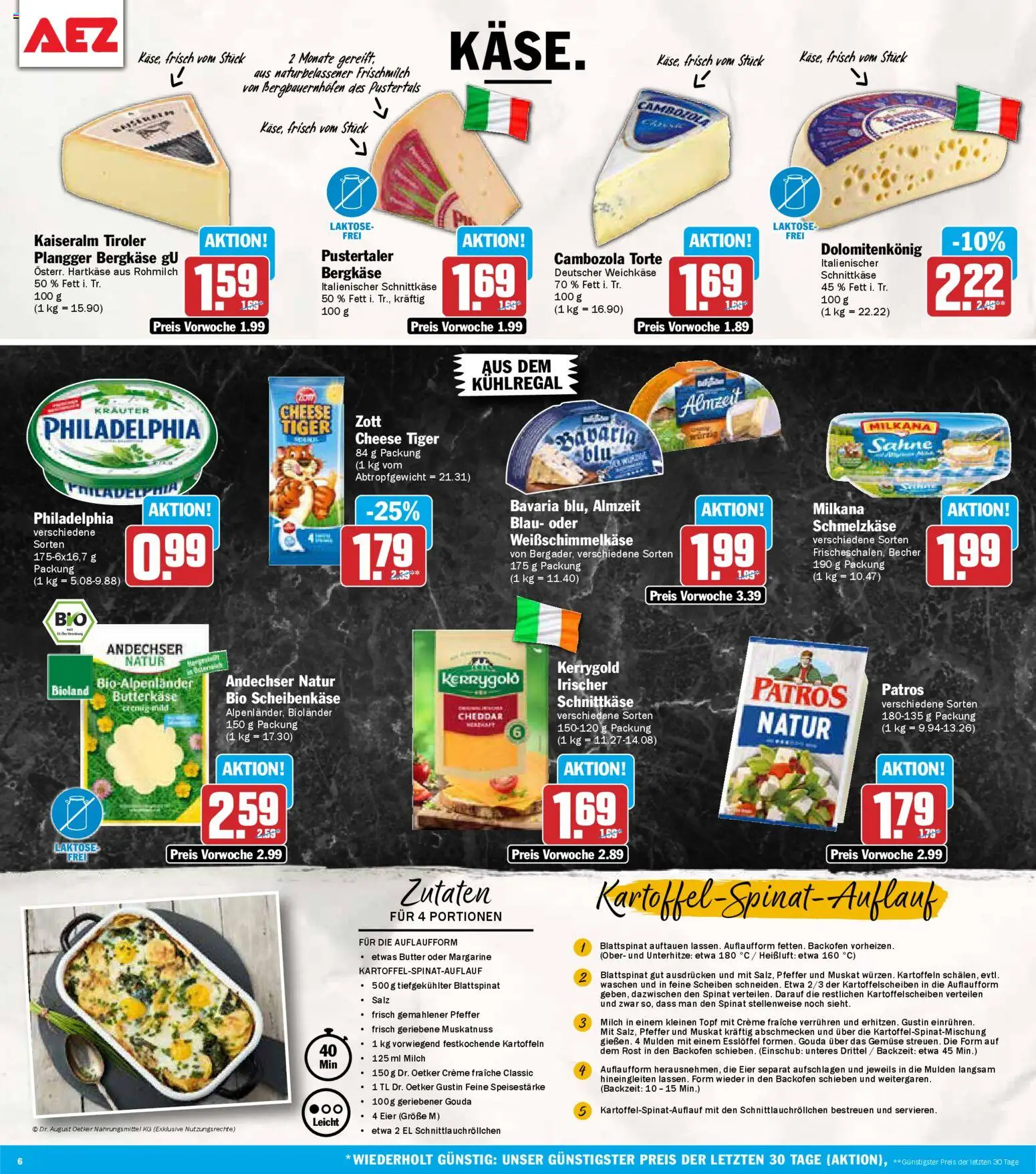 AEZ Prospekt 	 – gültig ab 12.01.2026 | Seite: 6 | Produkte: Butter, Eier, Salz, Pfeffer