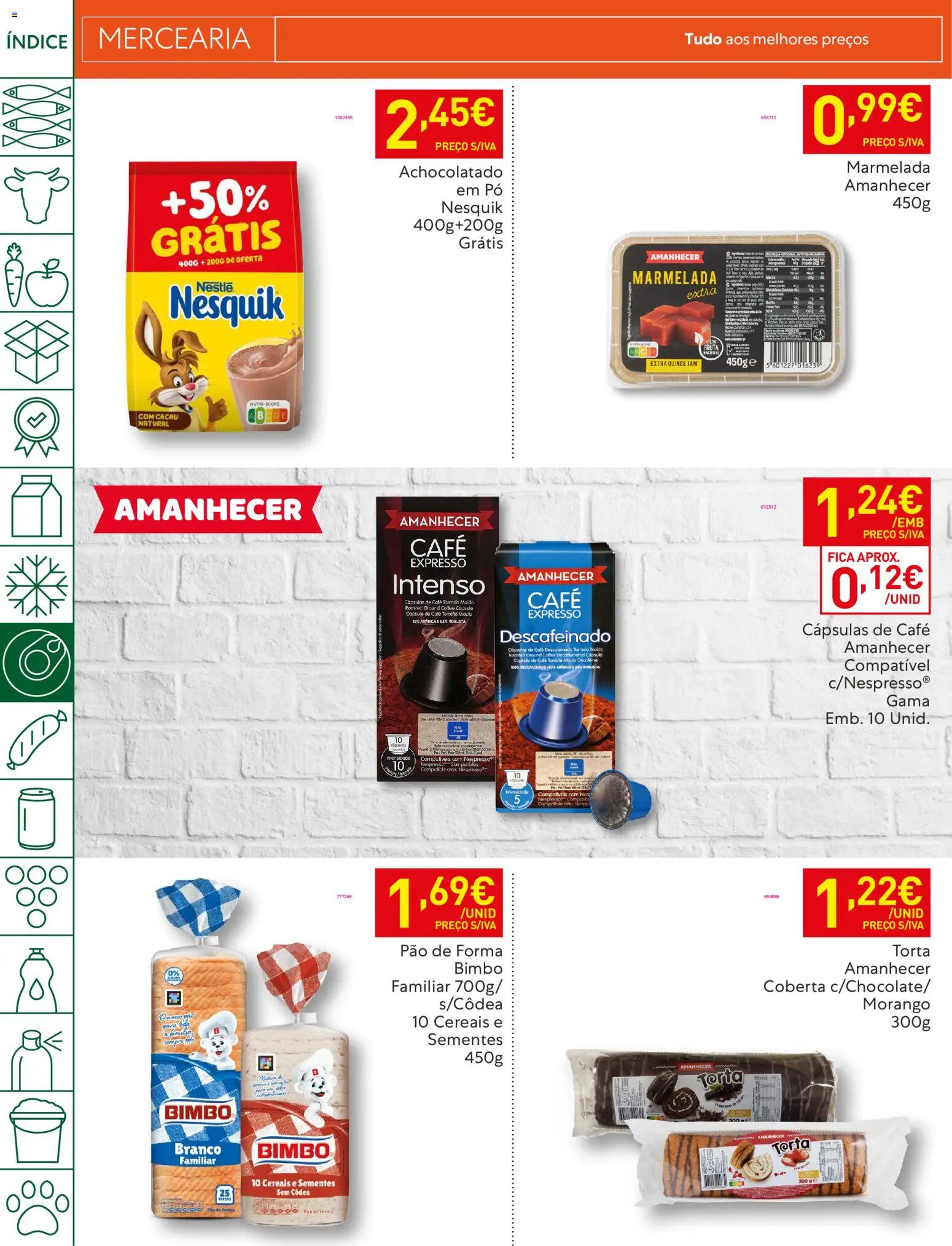 Recheio folheto │ válido de 13.01.2026 | Página: 24 | Produtos: Pão de forma, Pó, Nestlé, Pão