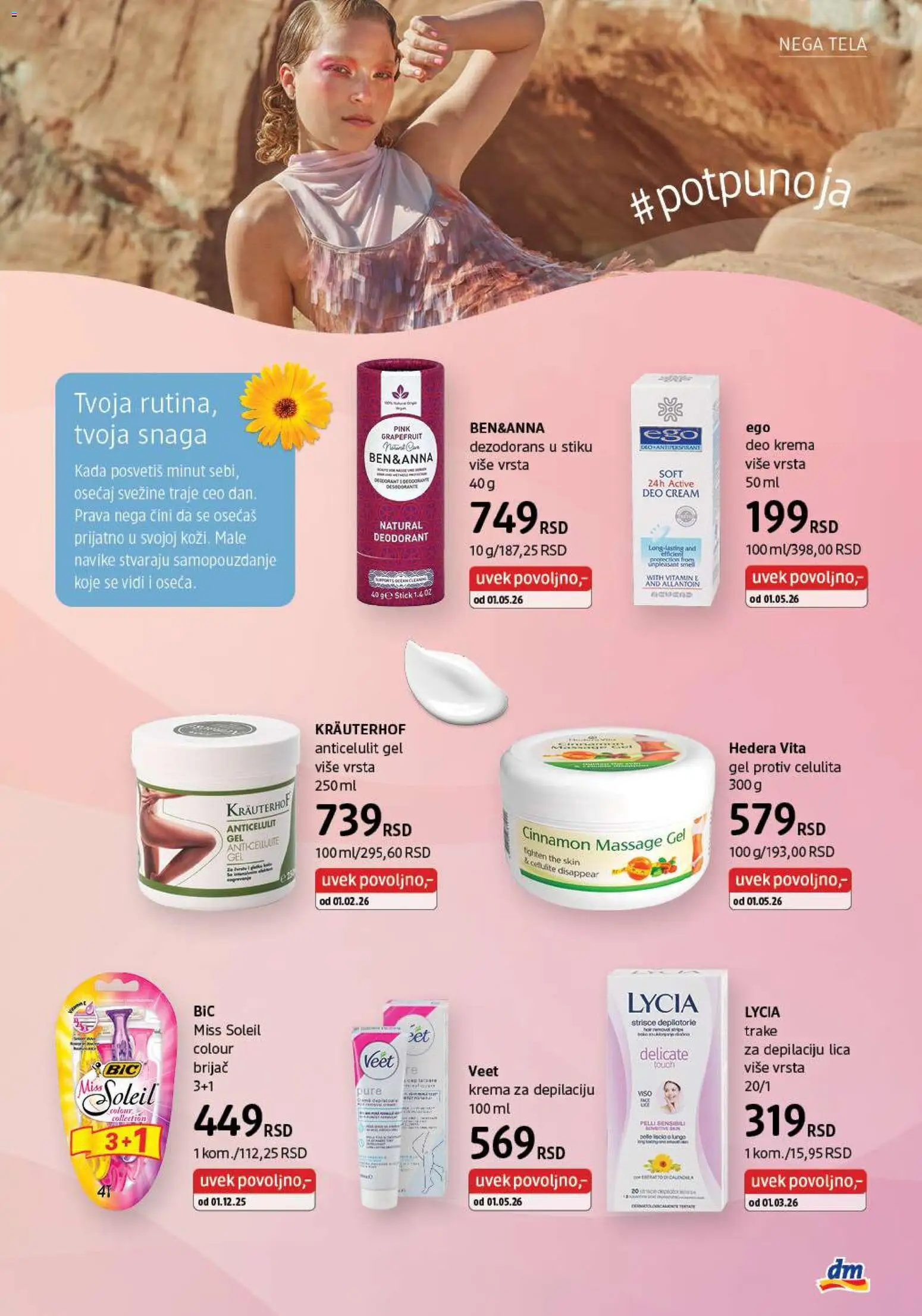 DM Drogerie katalog - važi od 01.05.2026 | Strana: 25 | Proizvode: Brijač, Krema, Dezodorans, Krema za depilaciju