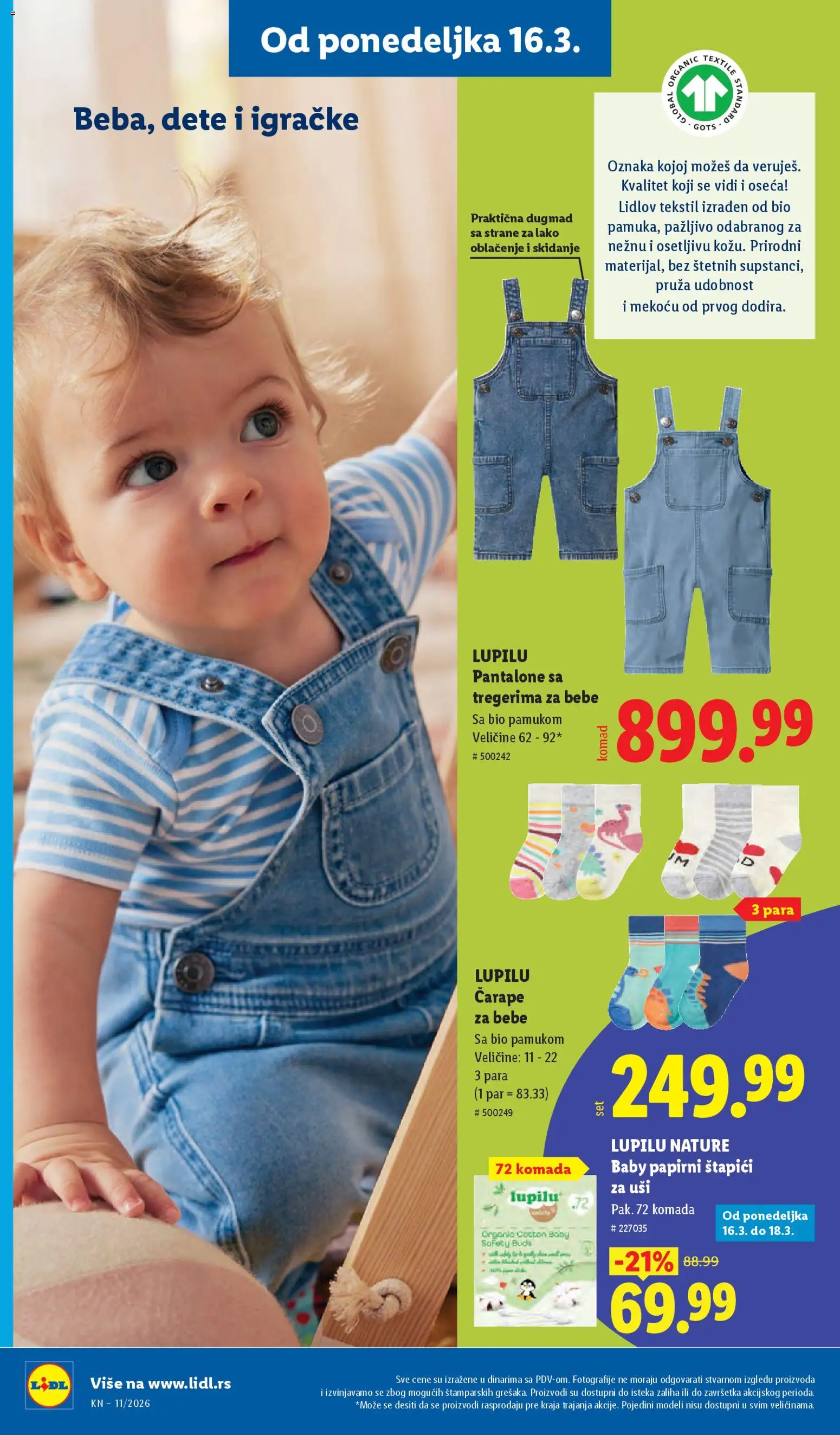 Lidl katalog - važi od 12.03.2026 | Strana: 80 | Proizvode: Pantalone, Čarape