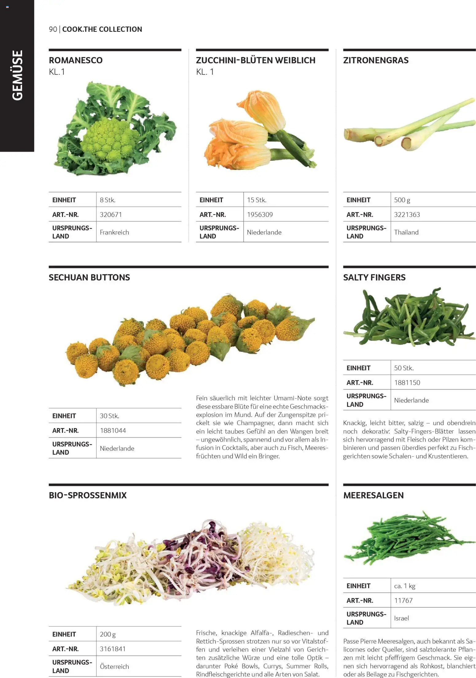 Transgourmet Cook Look-Book gültig ab 08.04.2026 | Seite: 90 | Produkte: Gemüse, Fisch