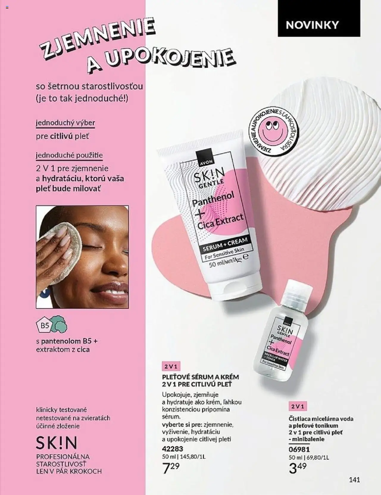 Nové Avon akcie – leták je platný od 01.10.2025 | Strana: 141 | Produkty: Krém, Voda