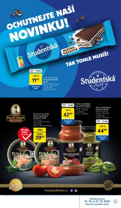 Náhled letáku Franz Josef Kaiser Exclusive Pesto, 190 g, dva druhy od 01.10.2025 | Strana: 15