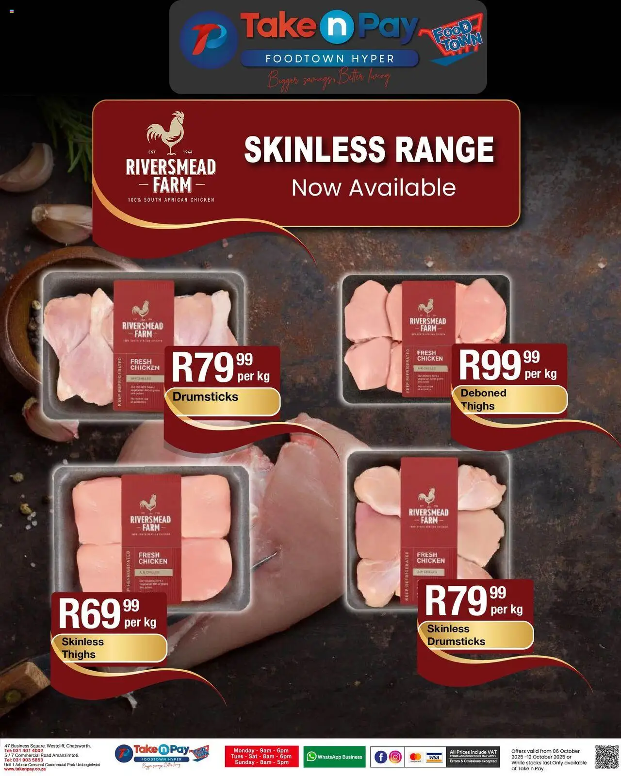 New Take n Pay catalogue – valid from 06.10.2025 | Page: 9 | Products: Chicken