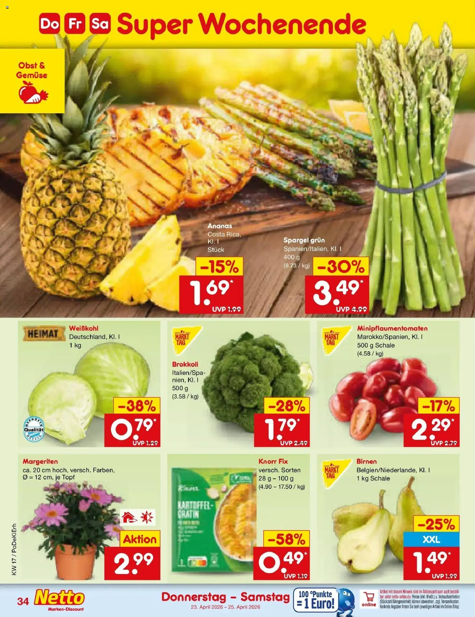 Netto Marken-Discount Prospekt Waiblingen-Bittenfeld	 – gültig ab 20.04.2026 | Seite: 50 | Produkte: Knorr, Gemüse, Obst, Brokkoli