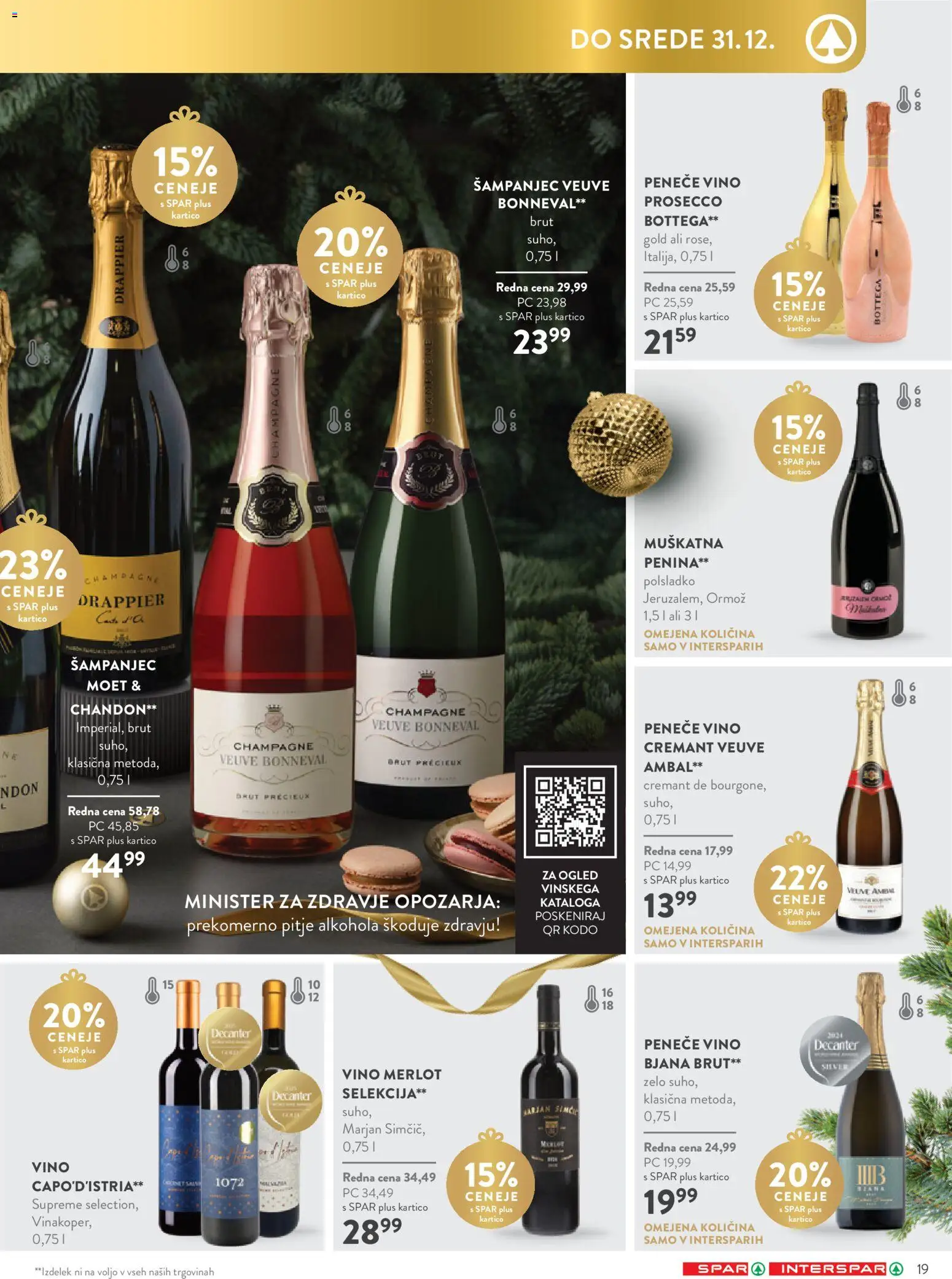 Novi Spar katalog ponudbe – veljaven od 03.12.2025 | Stran: 19