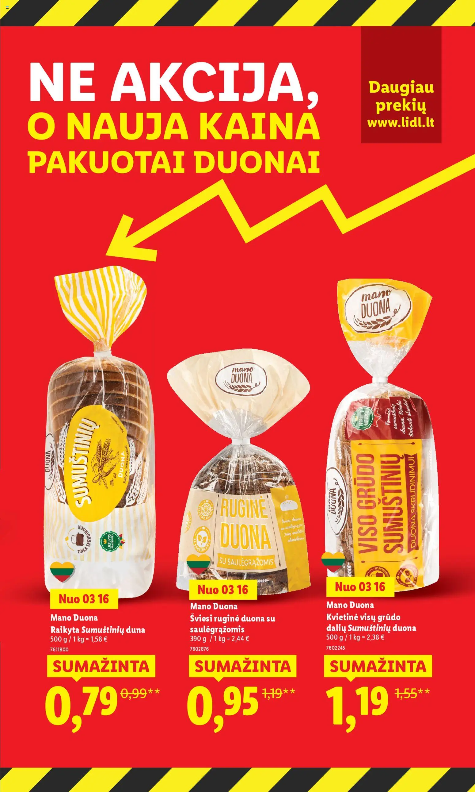 LIDL akcijos nuo 23.03.2026 | Puslapis: 5 | Prekių: Užtepėlė, Pienas, Sūris, Grietinė