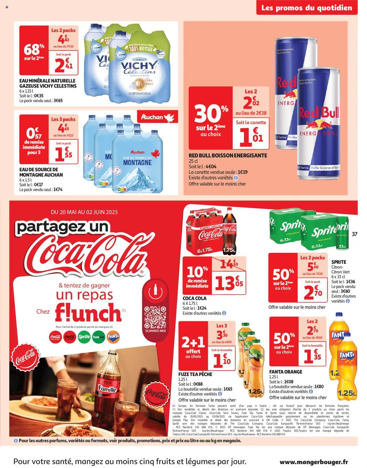  | Page: 37 | Produits: Eau minérale, Citron, Orange, Pêche