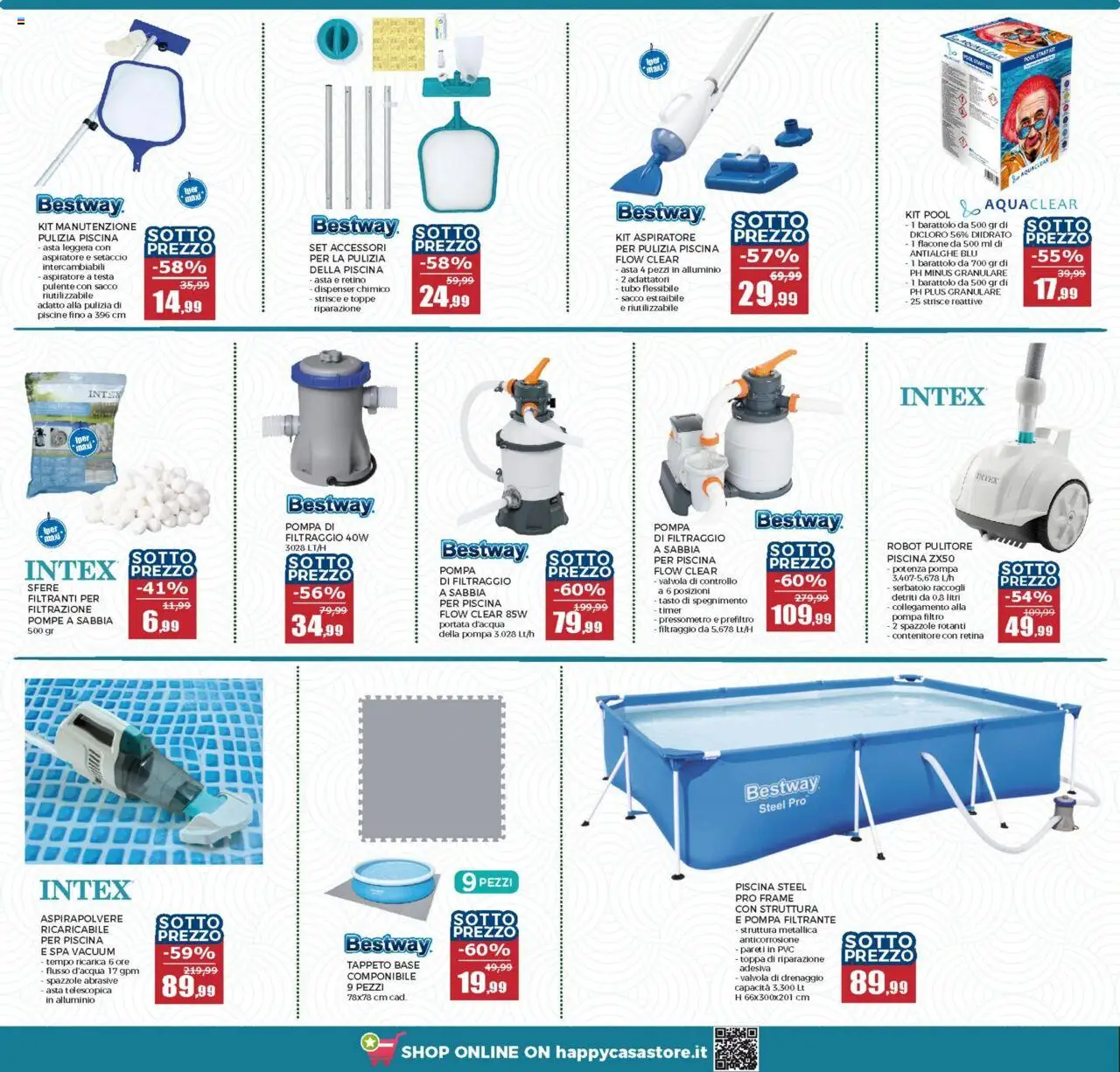 Volantino Happy Casa del 06.08.2025 | Pagina: 16 | Prodotti: Setaccio, Contenitore, Robot, Tappeto